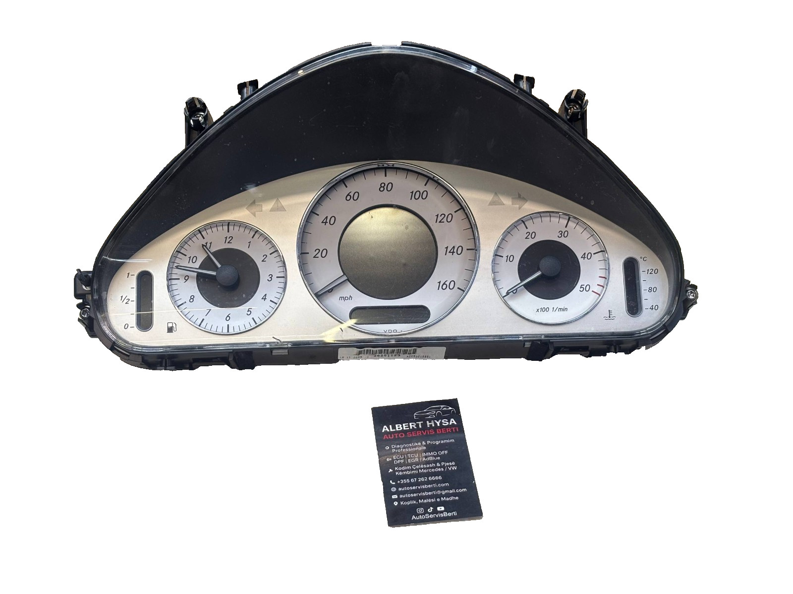 Mercedes W211 Instrument Cluster Speedometer A2115406548 VDO MPH