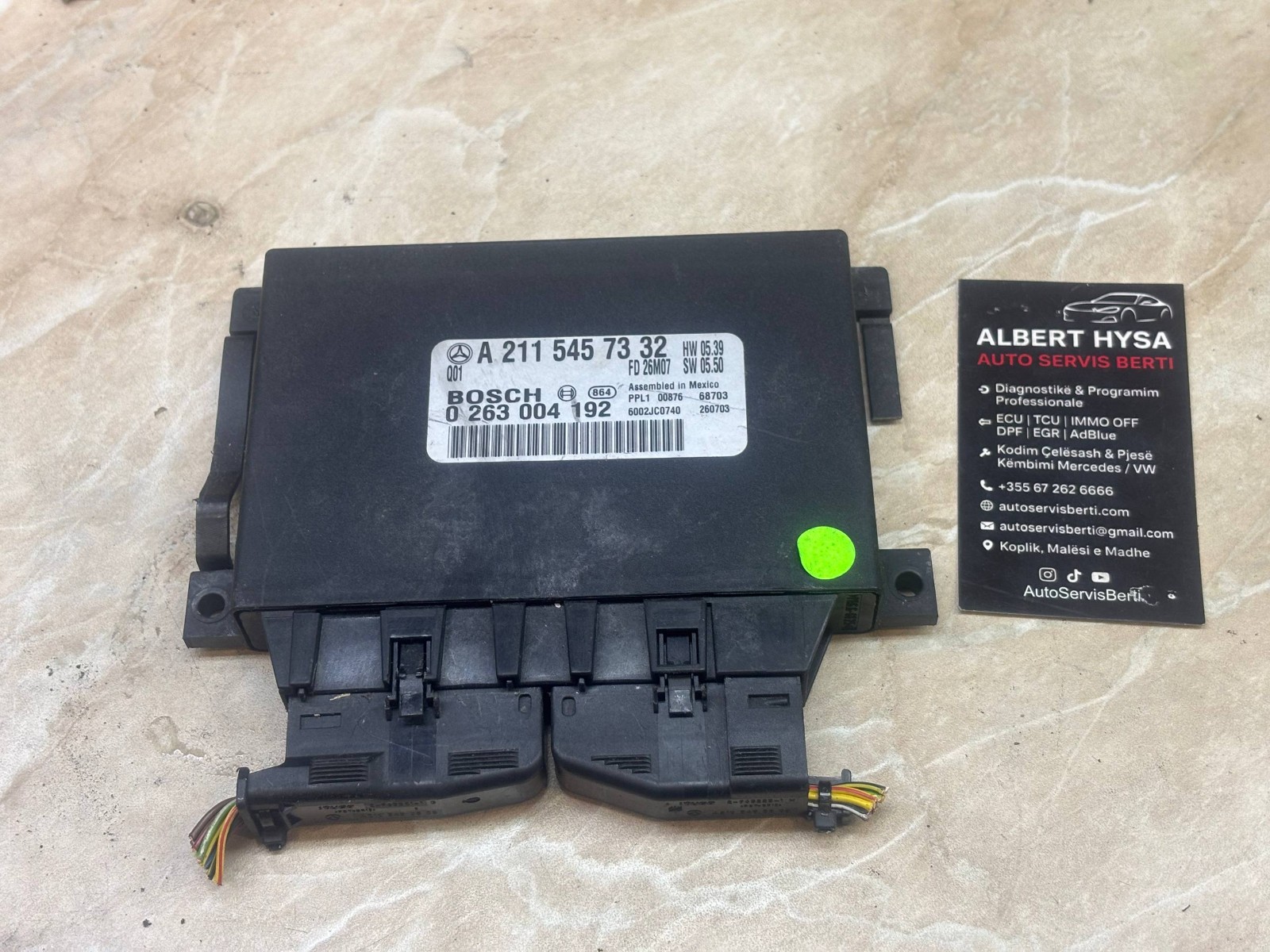 Mercedes Parktronic PDC Control Module A2115457332 Bosch 0263004192