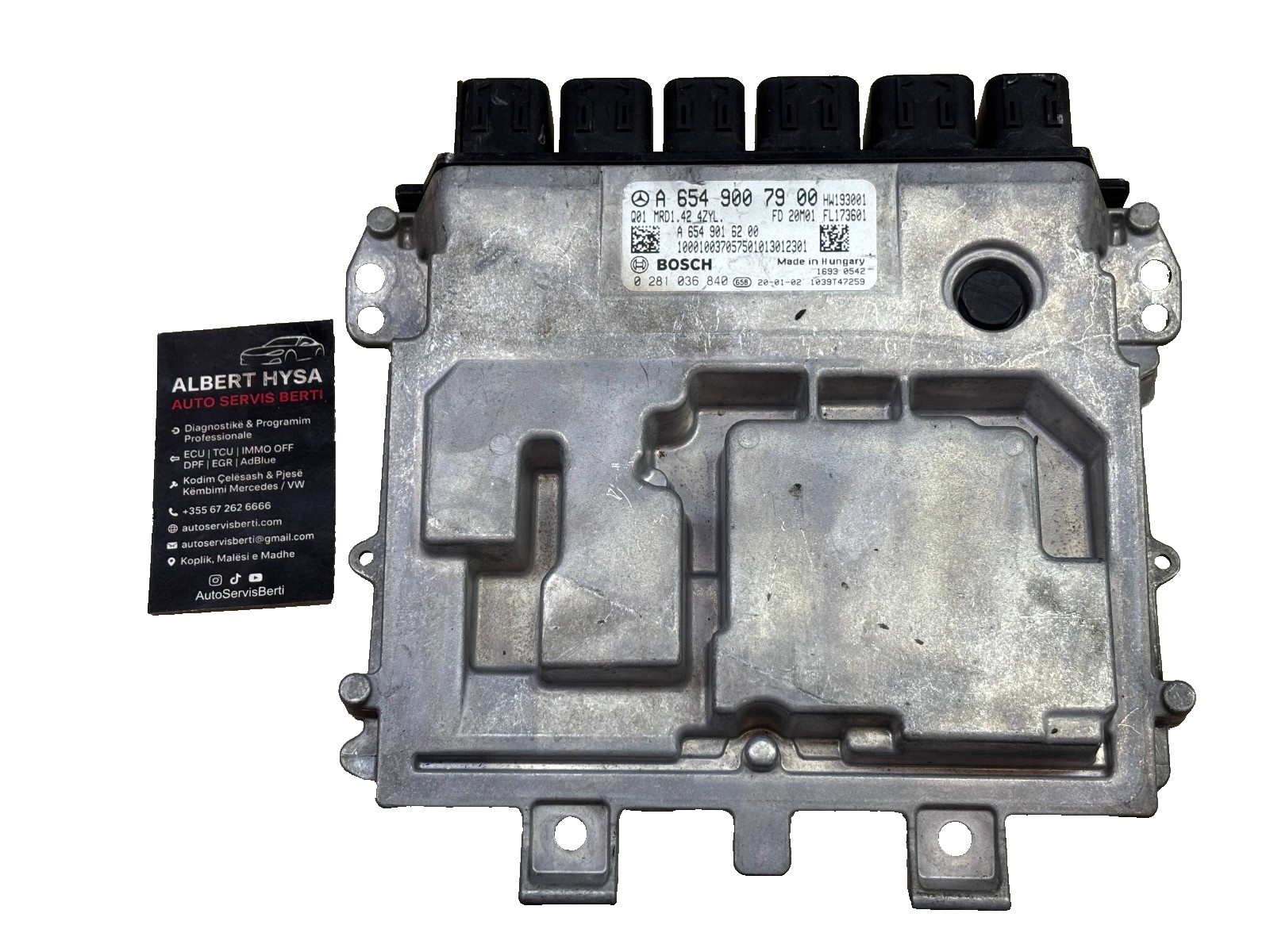 Mercedes A6549007900 Bosch 0281036840 MRD1.42 Engine ECU Diesel OEM