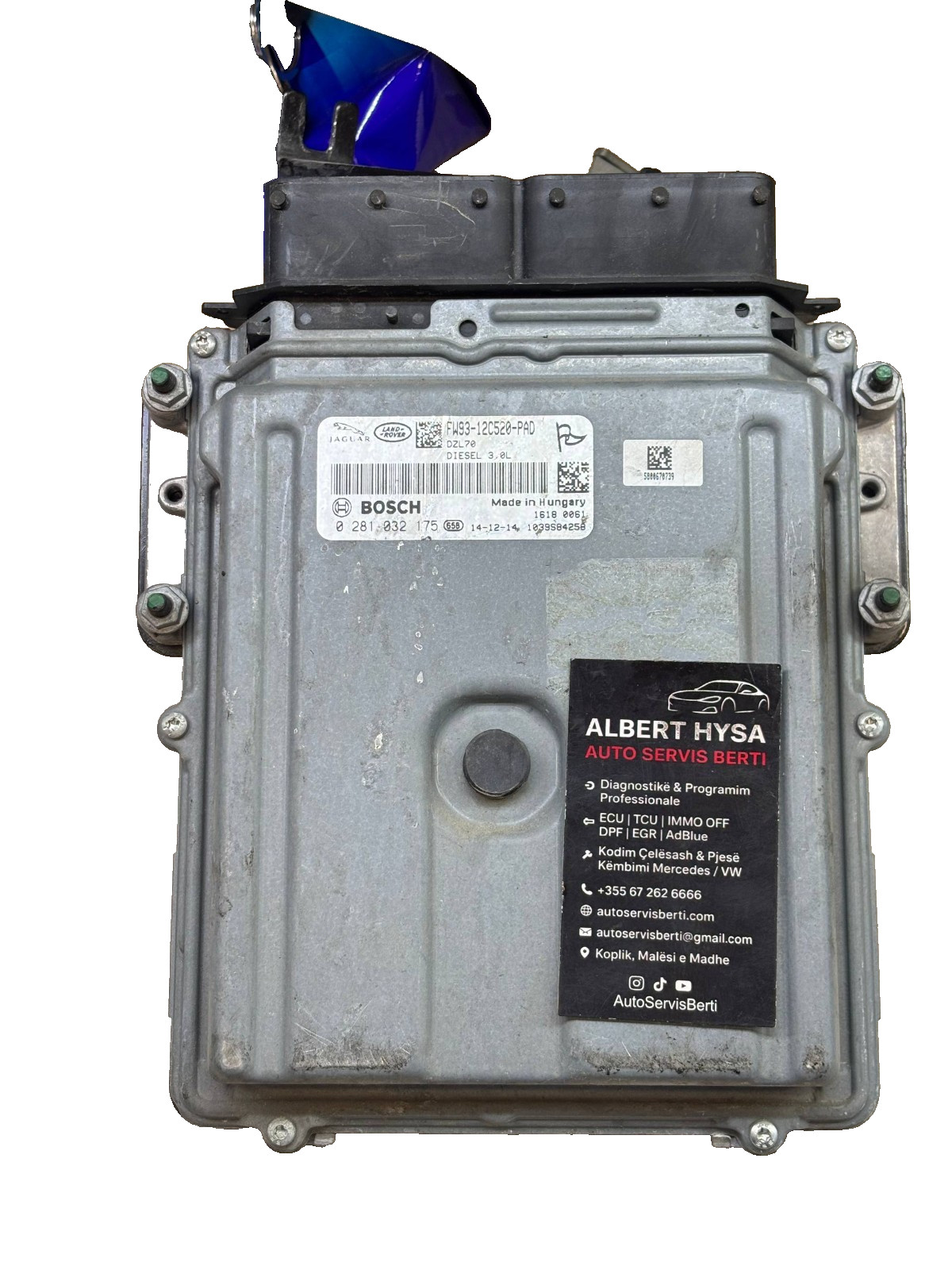Jaguar Land Rover FW93-12C520-PAD Bosch 0281032175 Engine ECU Diesel 3.0