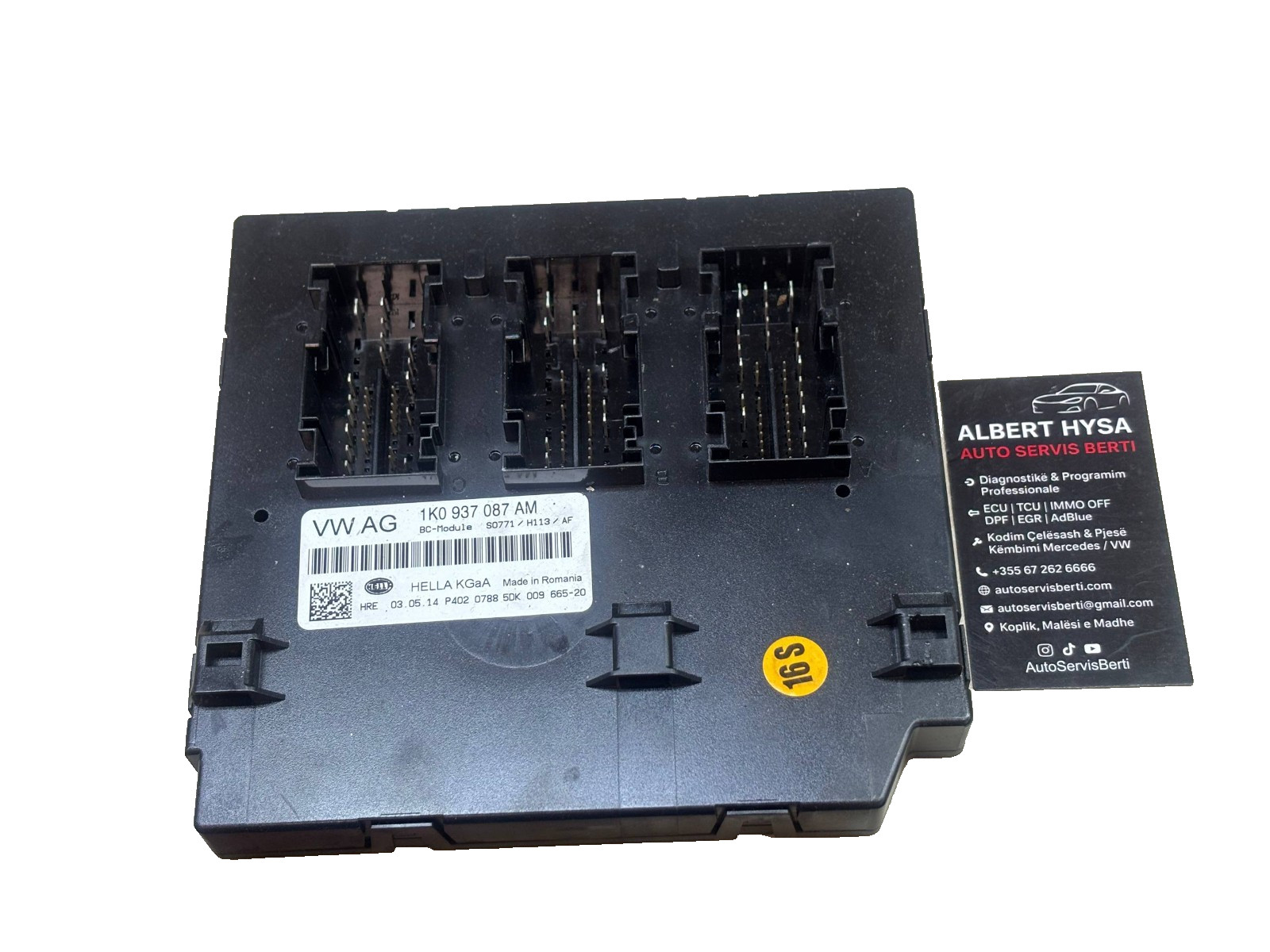VW BCM Module 1K0937087AM Body Control Module Hella OEM Golf Mk5 Mk6 Jetta Passa