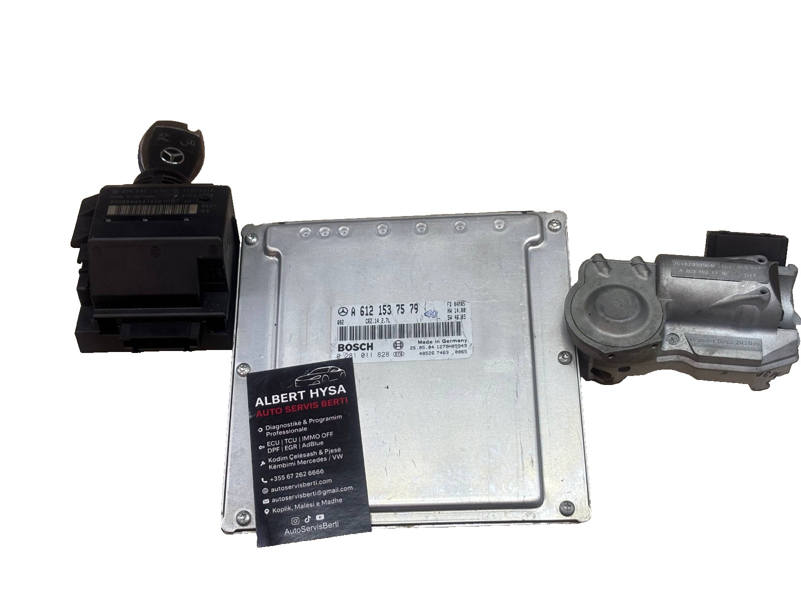 Mercedes ECU Kit A6121537579 EIS ESL Key Set CDI Sprinter E-Class ML