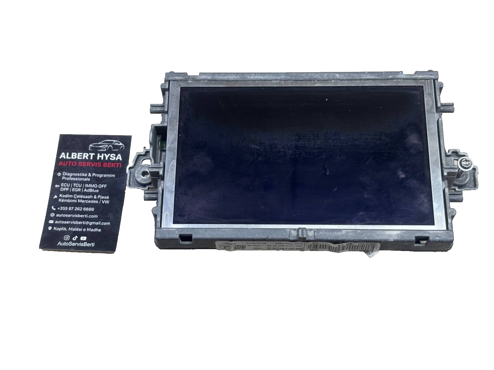 Mercedes-Benz Navigation Display Screen Monitor A2129009616 OEM W212