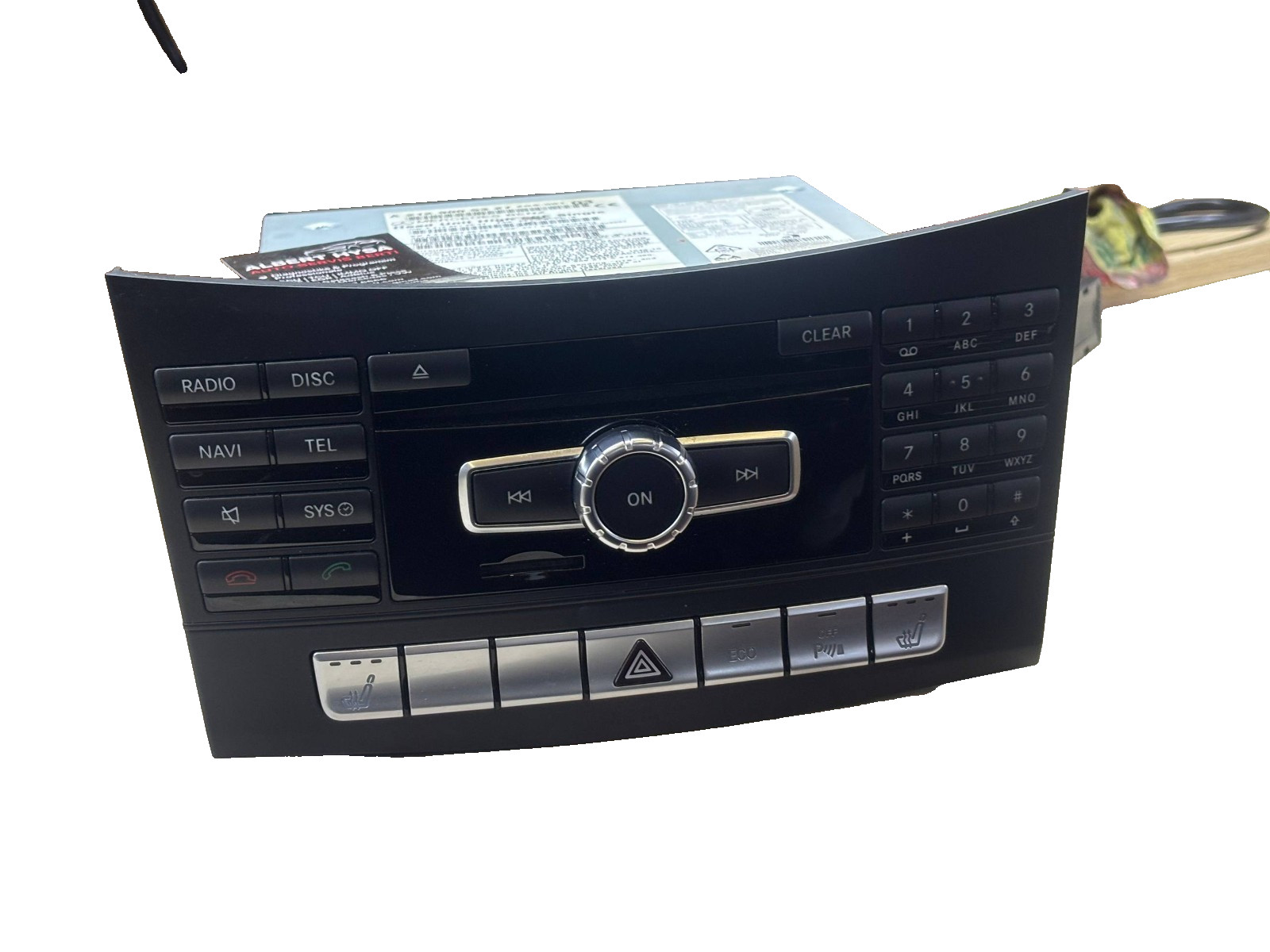 Mercedes-Benz COMAND Head Unit Navigation Radio A2129005327 W212 OEM