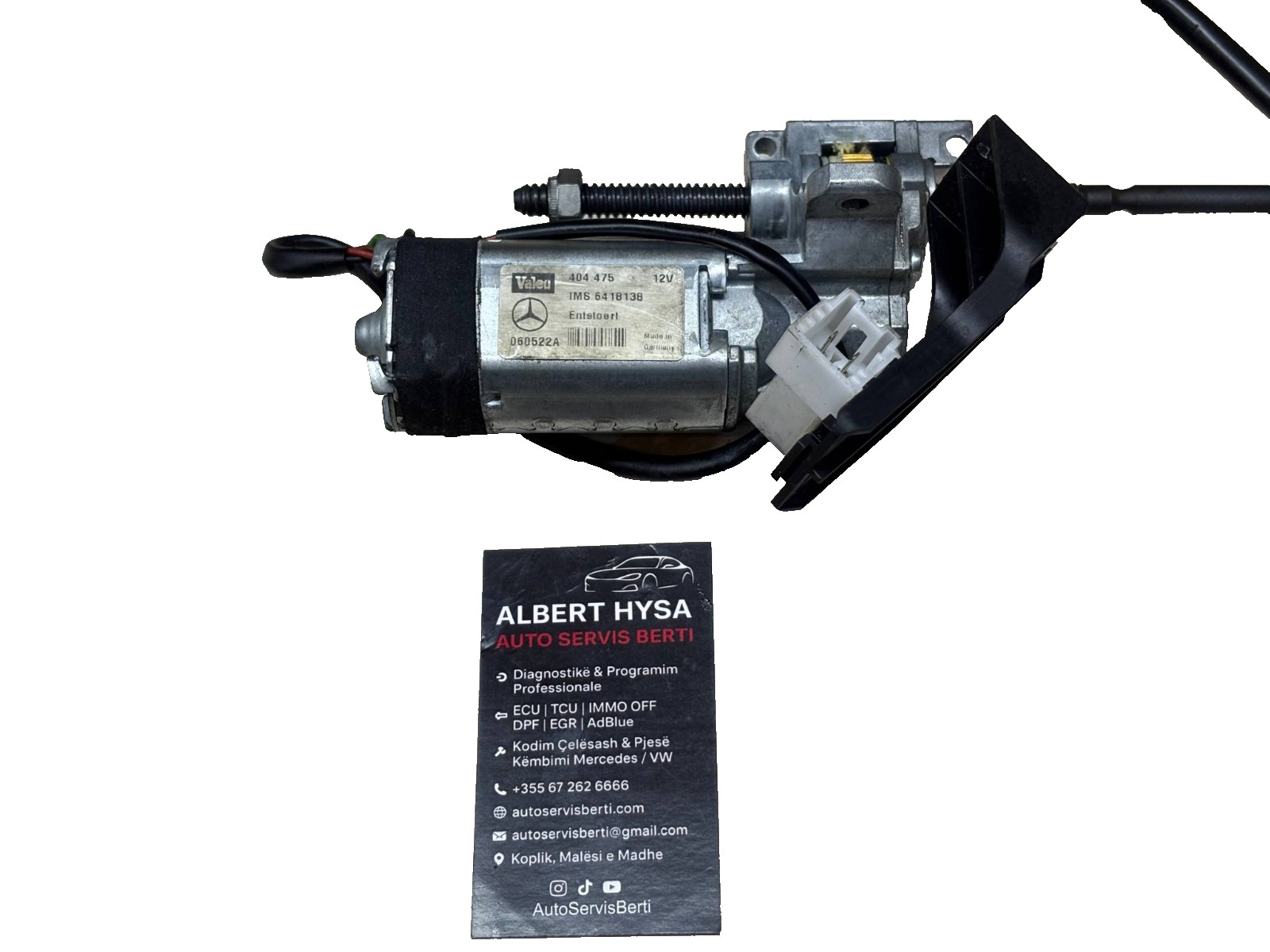 Mercedes-Benz Steering Column Adjust Motor Valeo 404475 IMS6418138 OEM