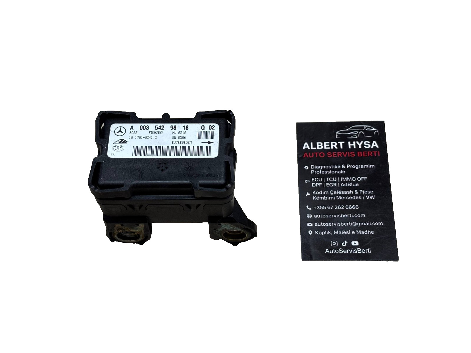 Mercedes A0035429818 ESP Yaw Rate Sensor ATE Acceleration Stability Module