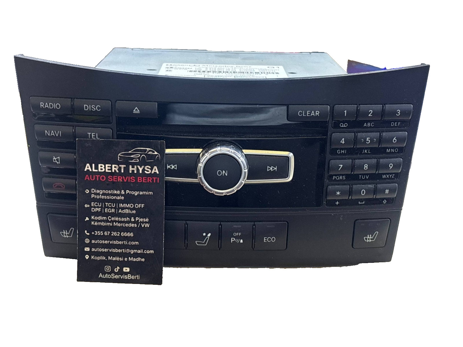 Mercedes-Benz NTG4.5 Head Unit A2129001217 Radio Navigation CD Bluetooth OEM