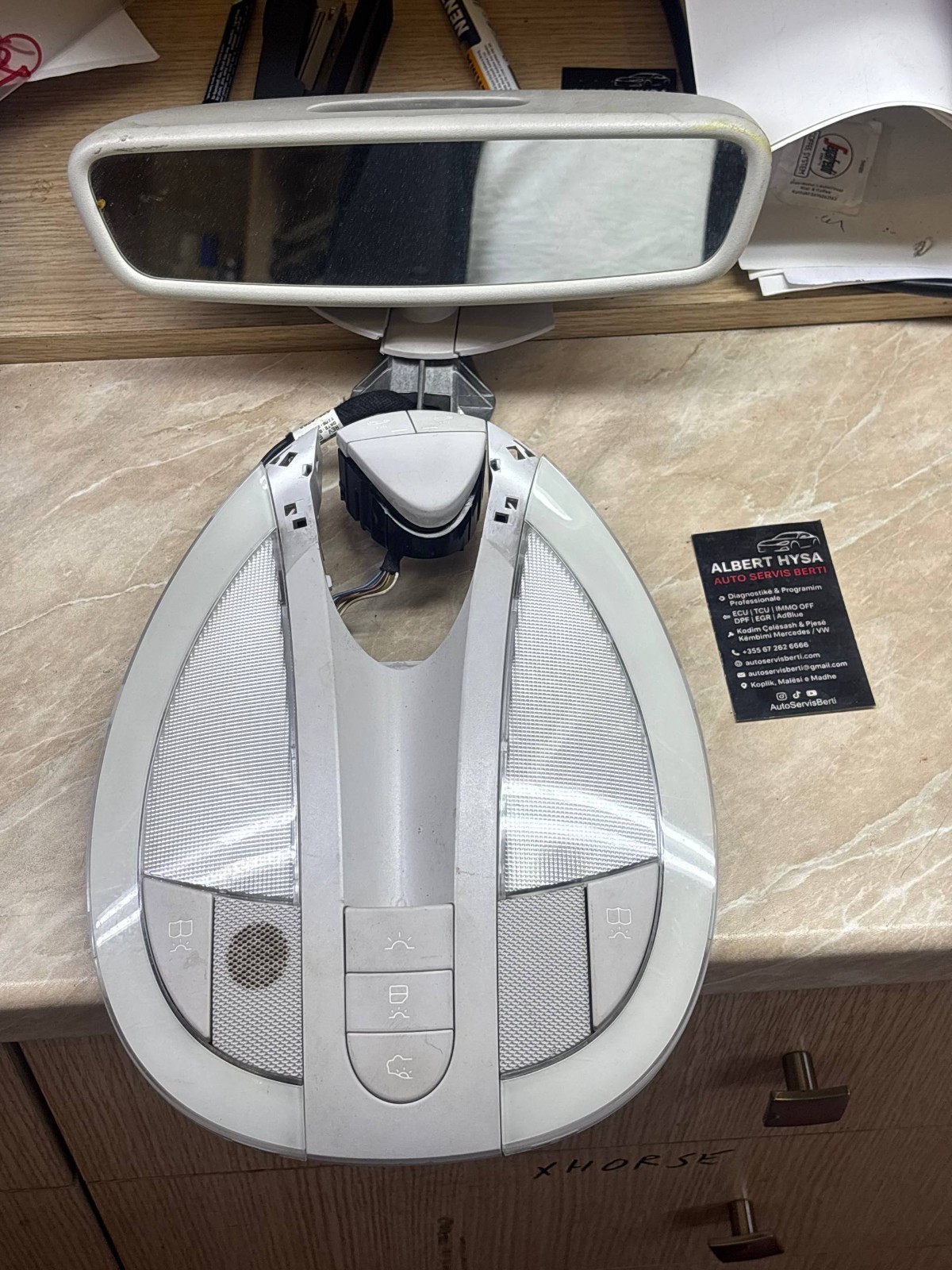 Mercedes W211 Overhead Console Dome Light + Interior Lights A2118207101 OEM