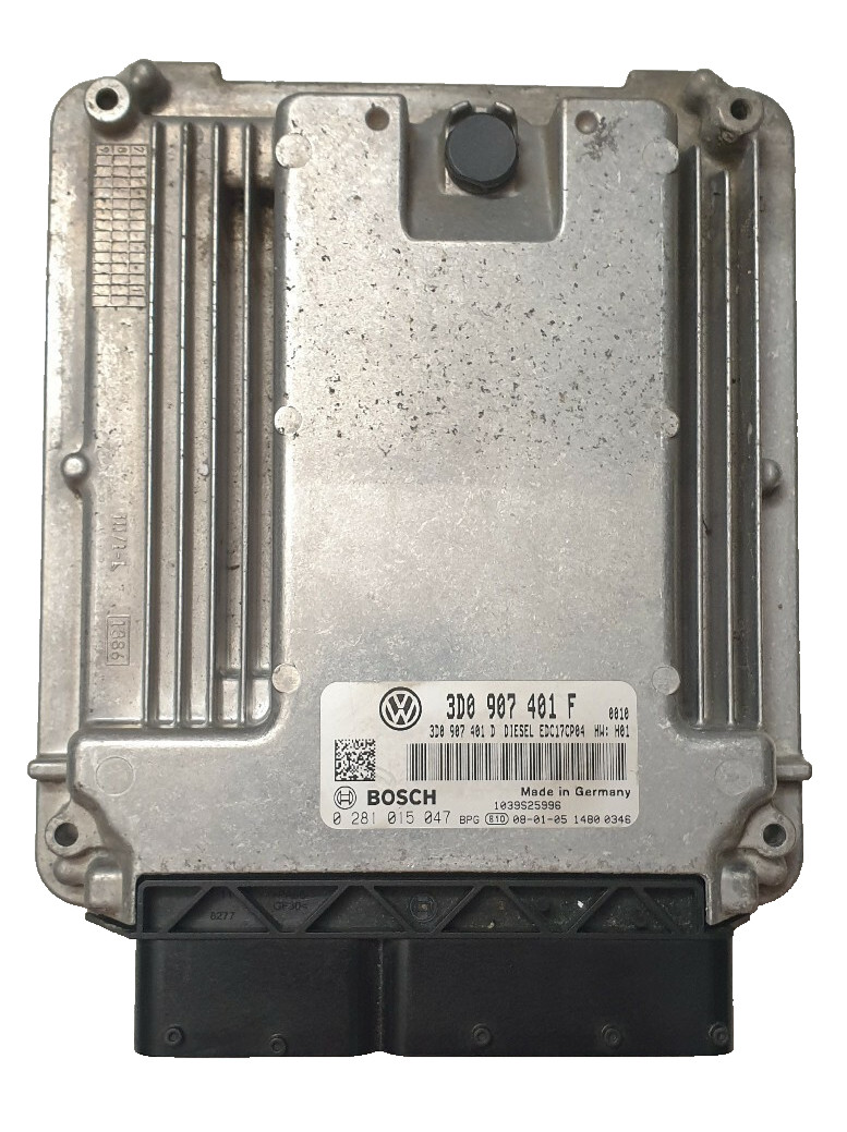 Bosch ECU 3D0907401F Diesel EDC17CP04 H01 0281015047 VW Audi Engine Unit