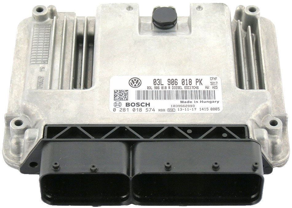 Bosch ECU 03L906018PK Diesel EDC17C46 H25 0281018574 VW Audi Engine Unit