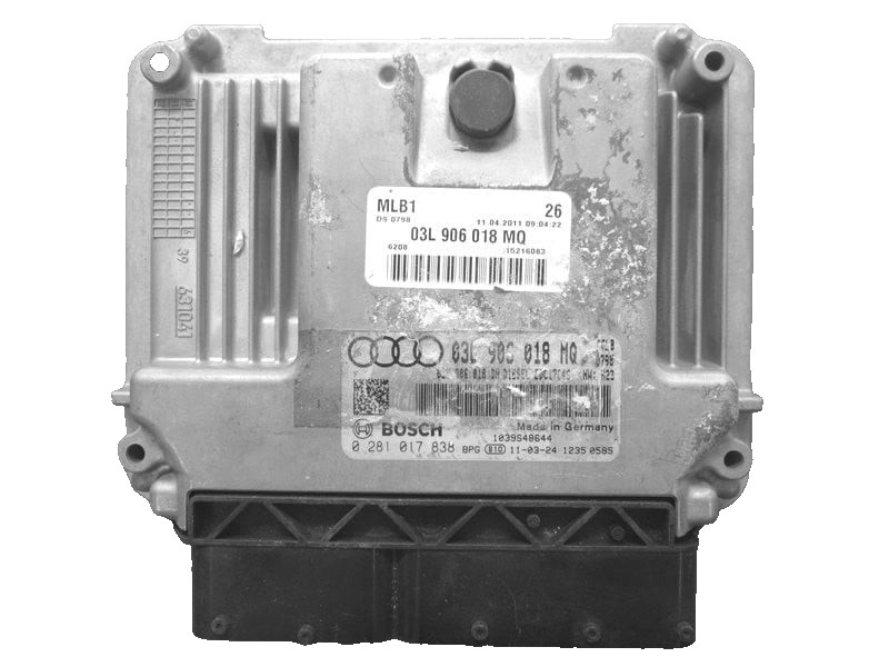 Bosch ECU 03L906018MQ Diesel EDC17C46 H25 0281017838 VW Audi Engine Unit