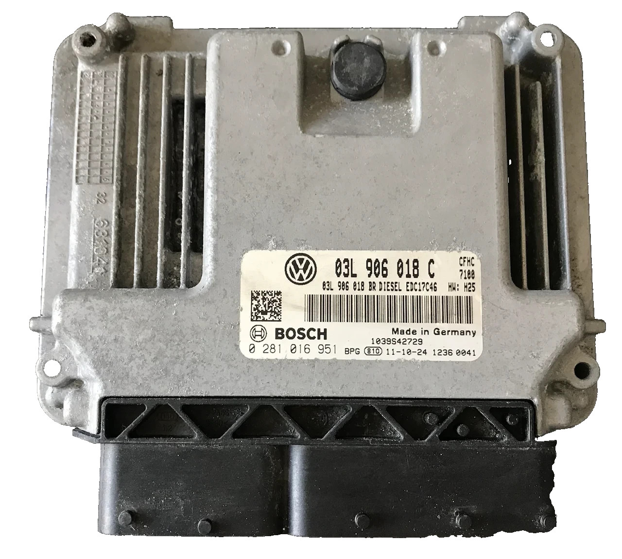 Bosch ECU 03L906018C Diesel EDC17C46 H23 0281016951 VW Audi Engine Unit