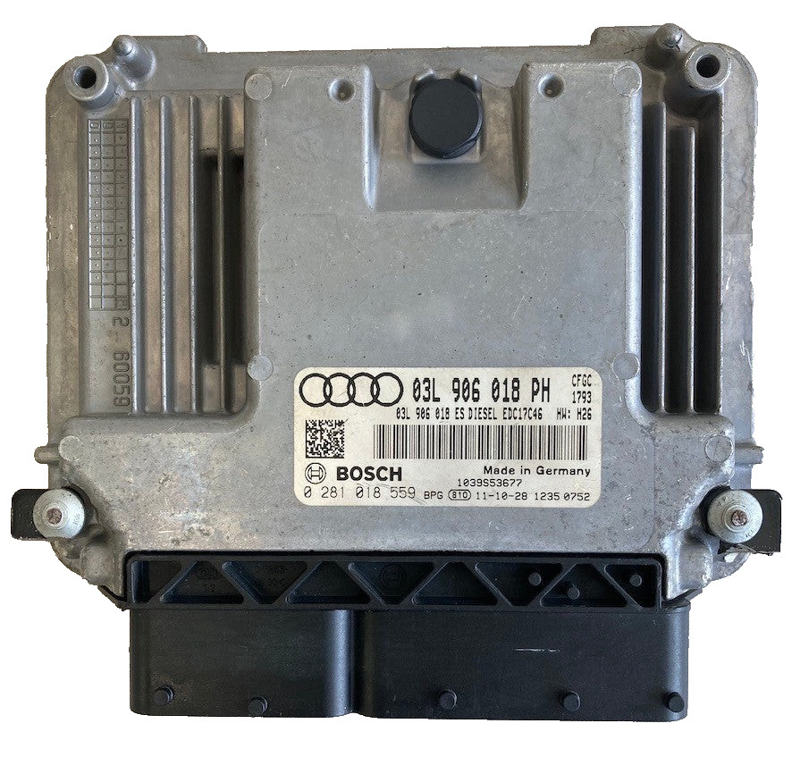 Bosch ECU 03L906018PH Diesel EDC17C46 H28 0281018559 VW Audi Engine Unit