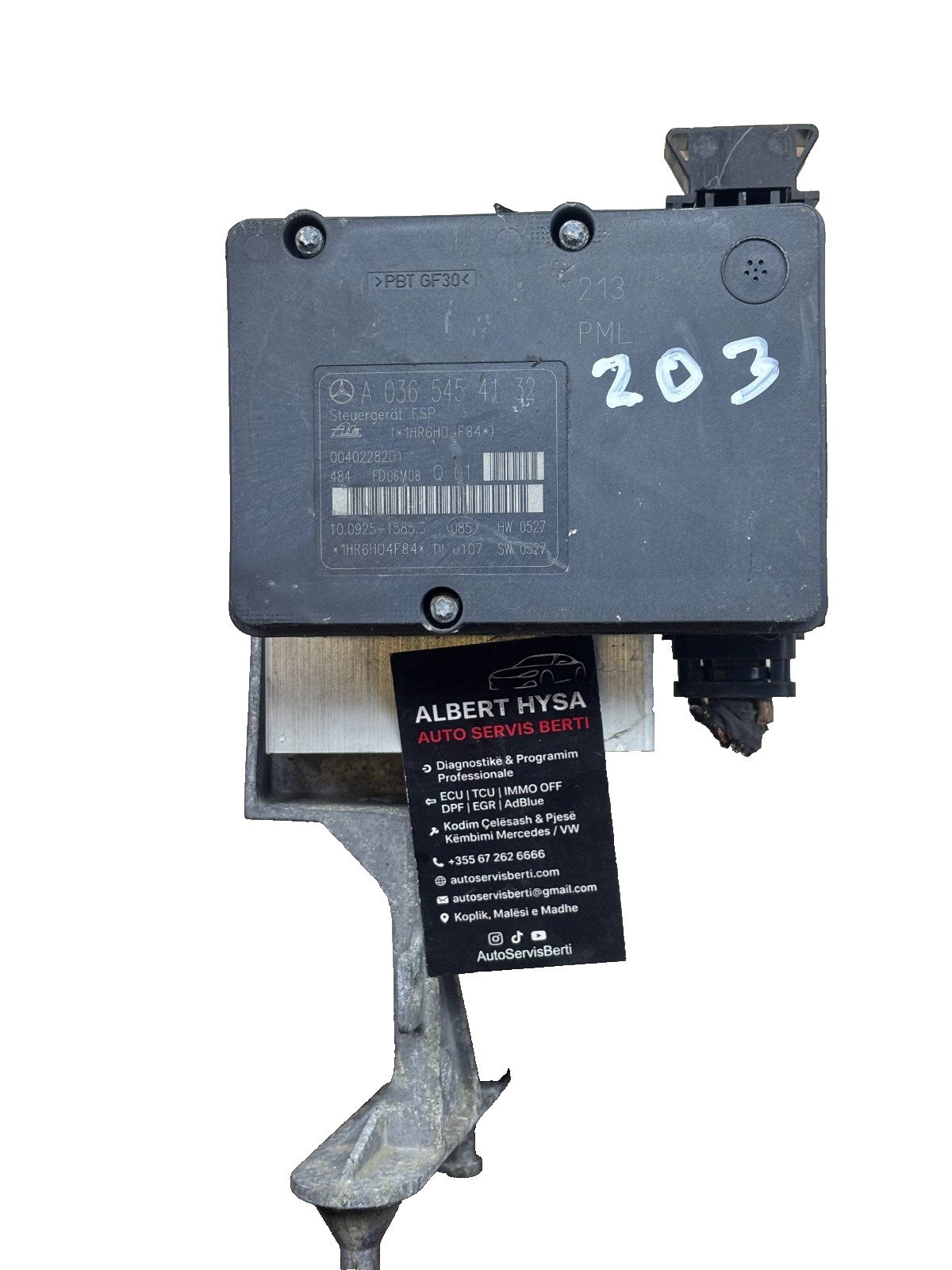 OEM Mercedes-Benz W203 ESP Control Module A0365454132 ATE 10.0925-1585.3