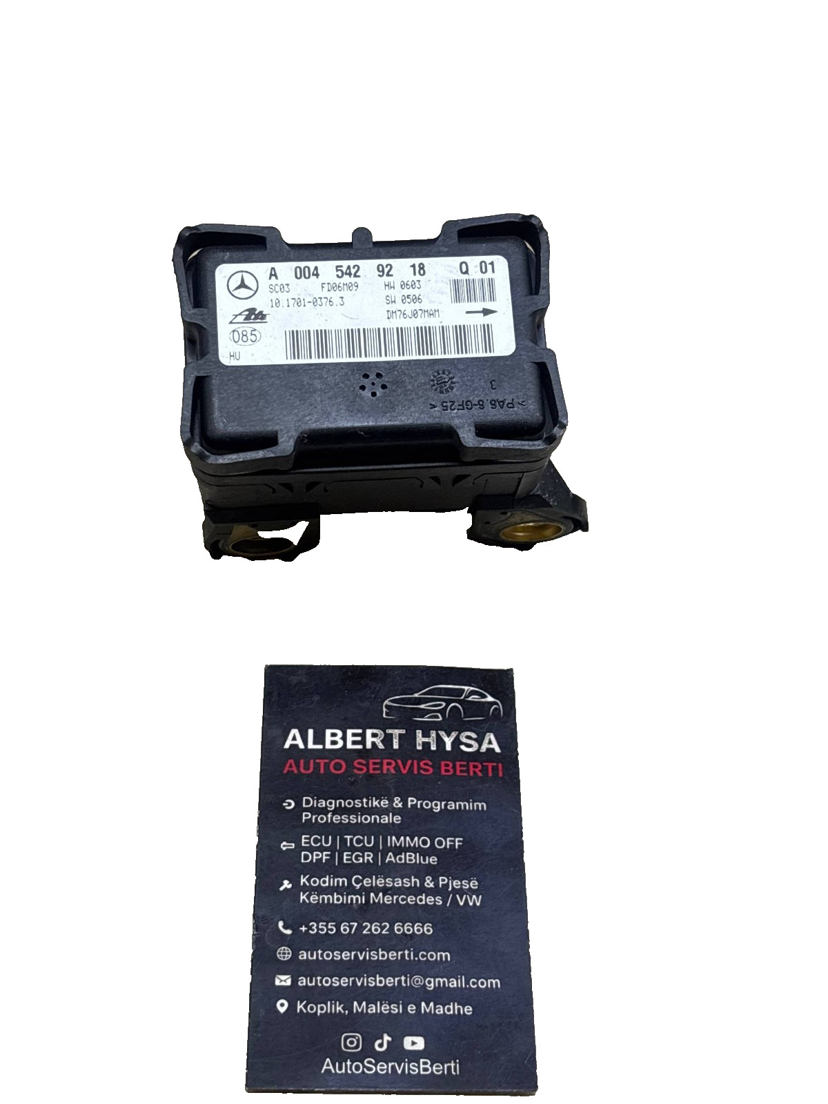 OEM Mercedes-Benz Yaw Rate ESP Sensor A0045429218 ATE 10.1701-0376.3 Genuine
