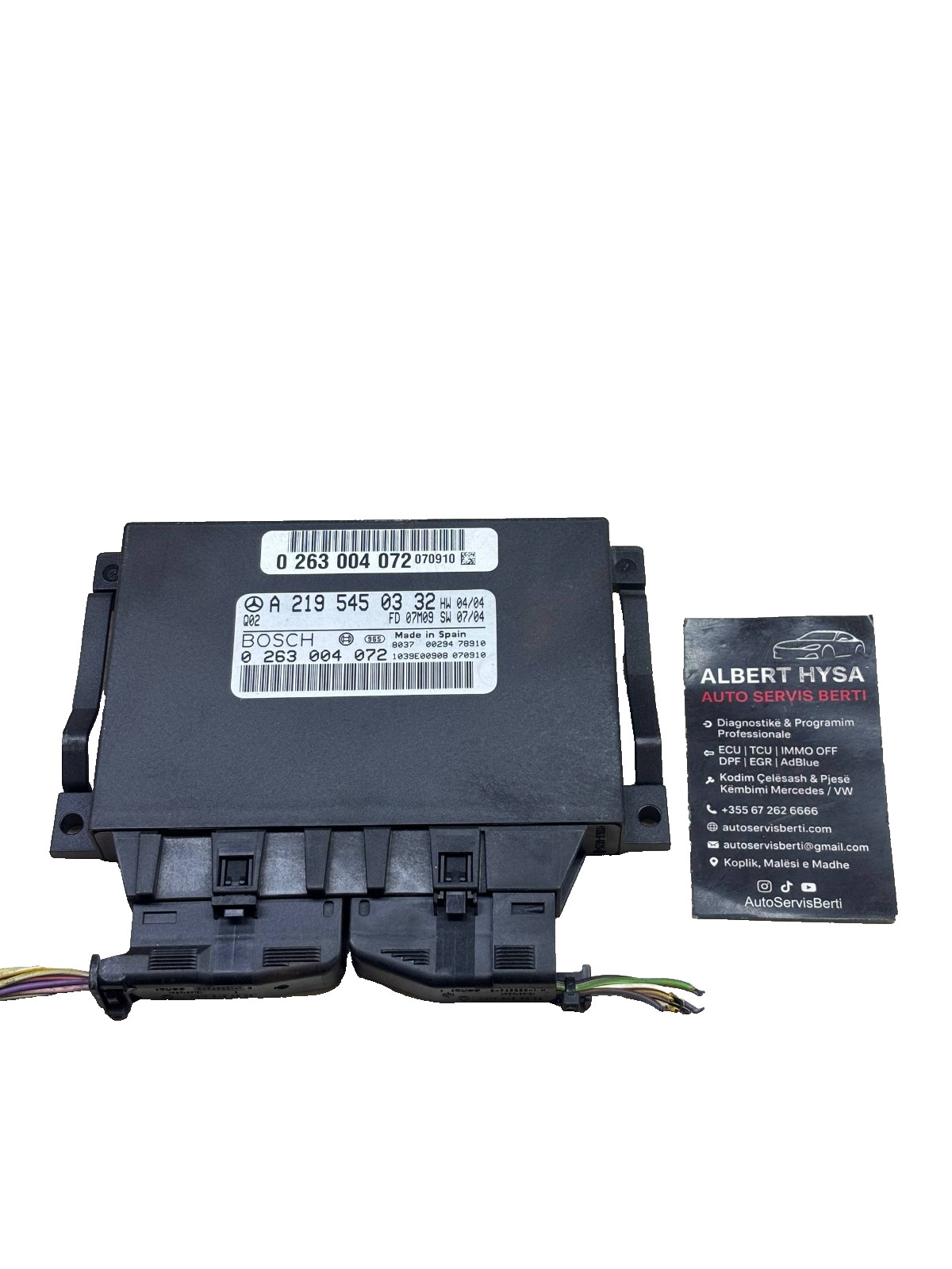 Mercedes CLS W219 Parktronic PDC Control Module OEM A2195450332 Bosch 0263004072