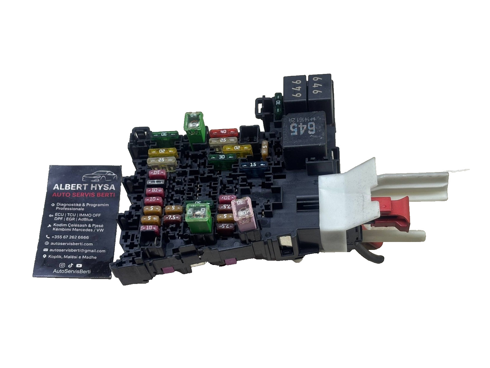 VW Golf 7 Fuse Box Battery Fuse Holder Relay Panel OEM 5Q0937615C