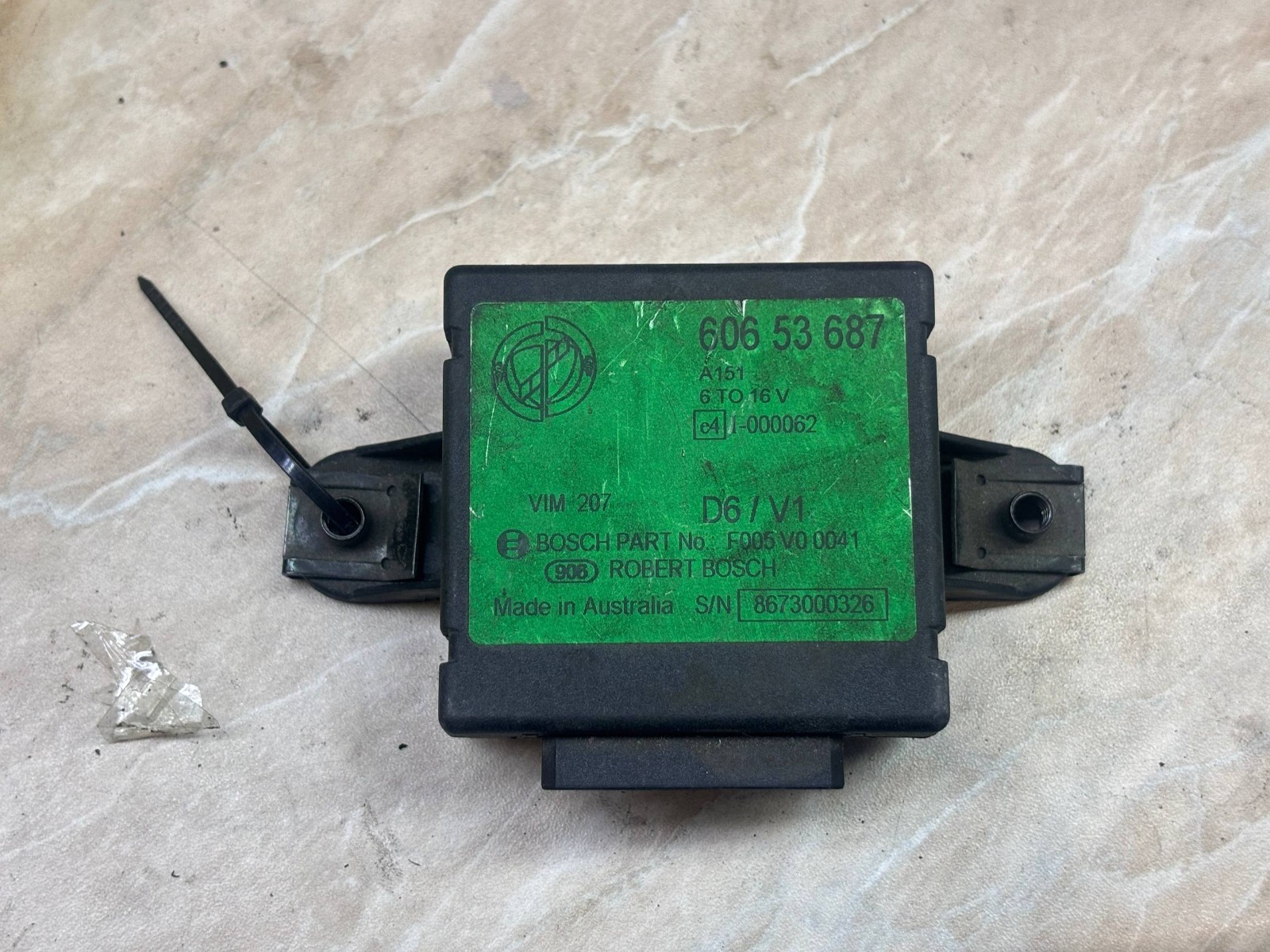 60653687 IMMOBILIZER CONTROL UNIT + Key