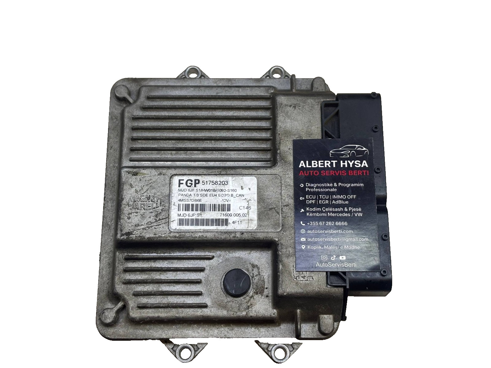 Engine ECU Magneti Marelli MJD 6JF.S1 51758203 71600.005.02