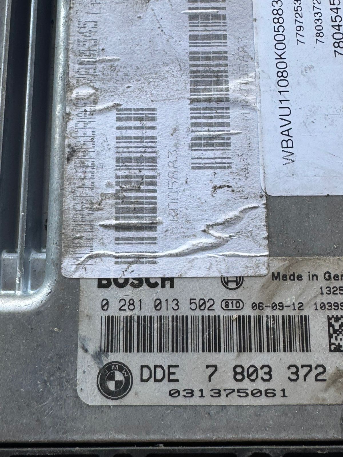DDE7803372 Bosch EDC16CP35 0281013502 Diesel Engine Control Unit
