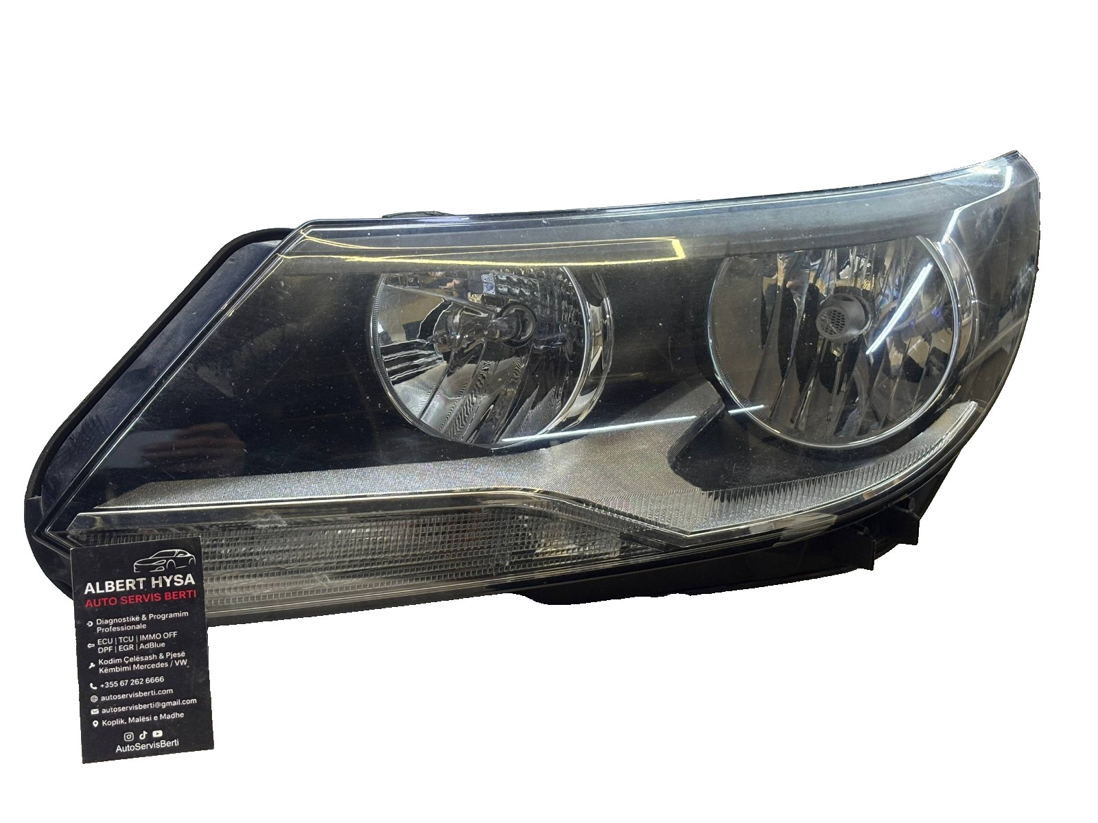 VW Volkswagen Tiguan 5N Front Left Headlight 5N1 941 005 Hella OEM Genuine