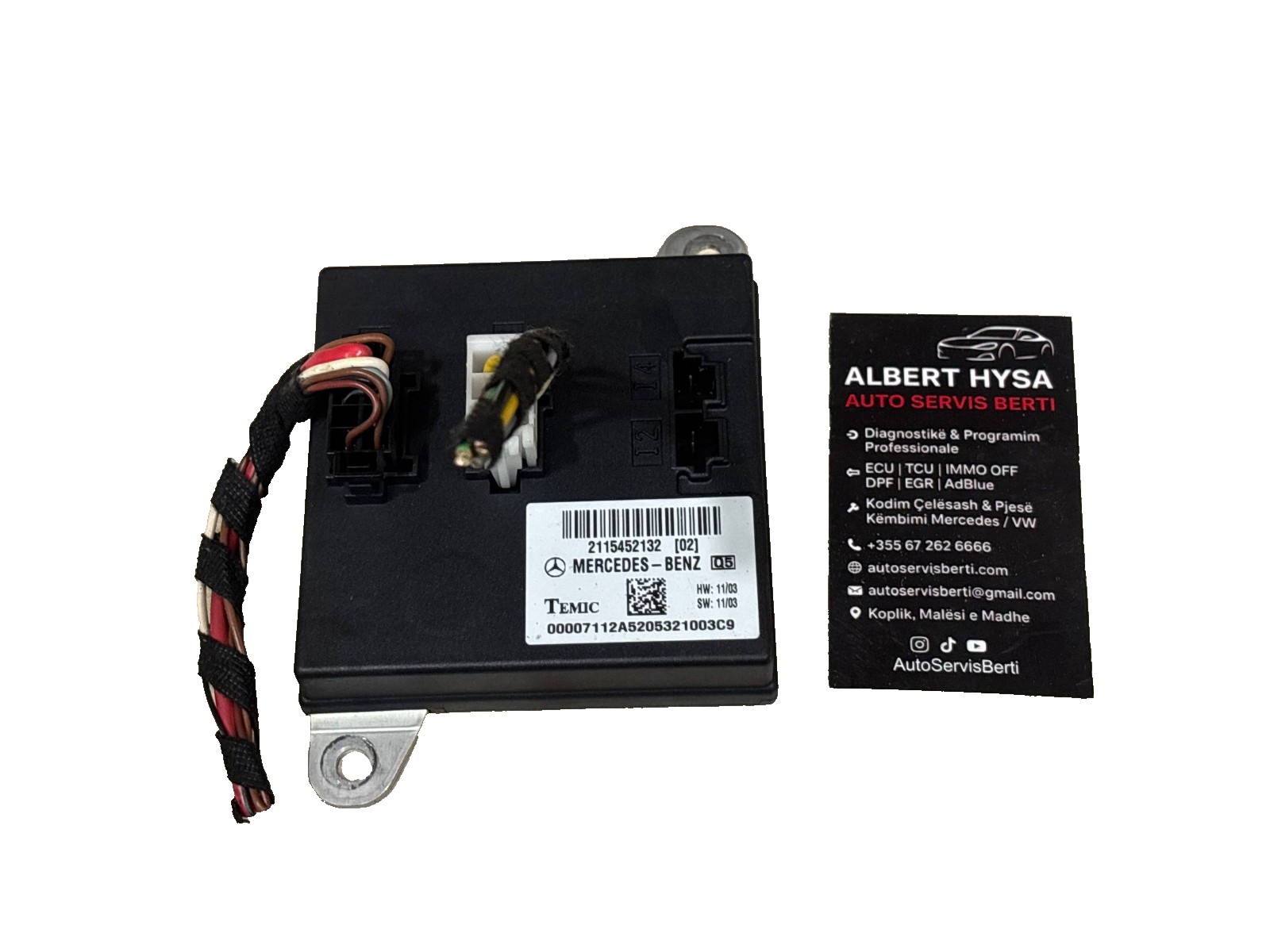 Mercedes-Benz Control Module A2115452132 Temic OEM