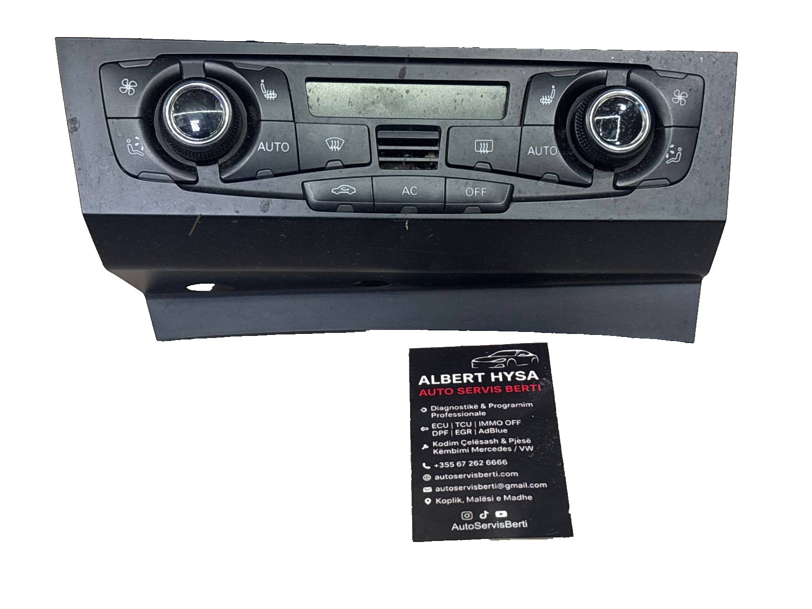 Audi A5 8T Climate Control Panel 8T2820043AG Heated Seats Dual Zone OEM
