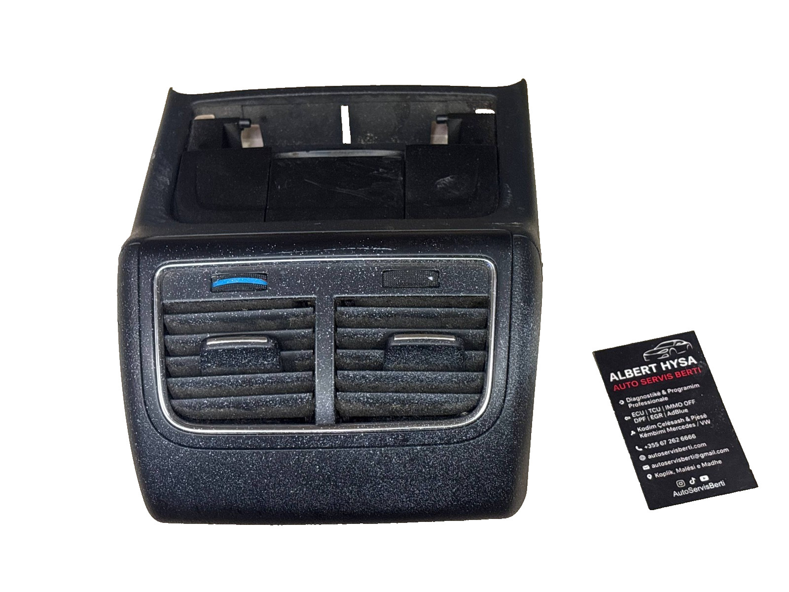 Audi A4 B8 Rear Center Air Vent Outlet 8K0819203D Black OEM