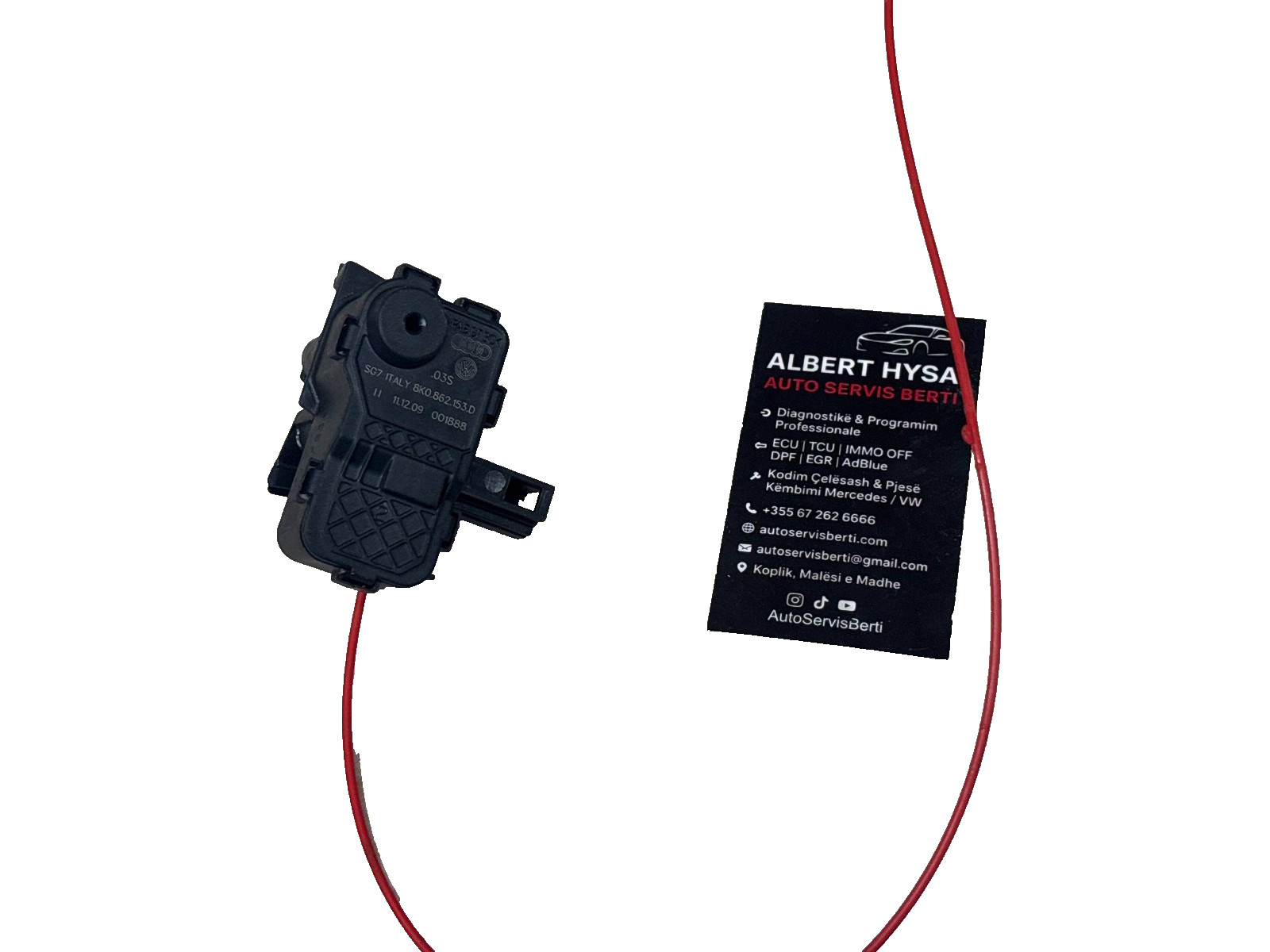 Audi A4 B8 Fuel Flap Lock Actuator Motor 8K0862153D OEM