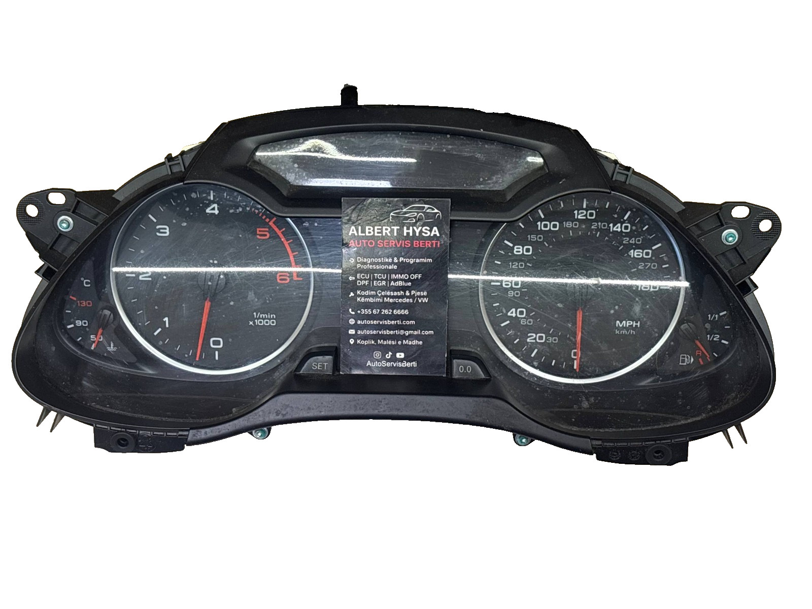 Audi A4 B8 Instrument Cluster Speedometer MPH 8K0920980T Magneti Marelli OEM