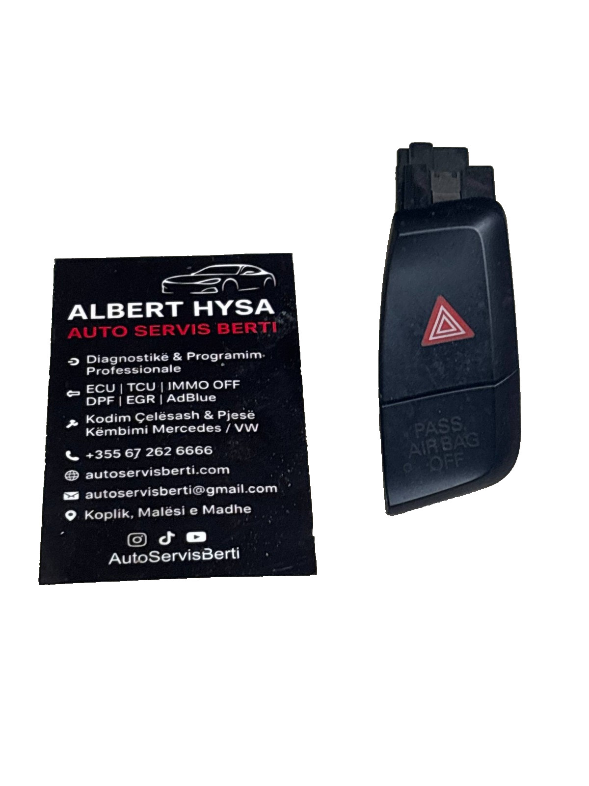 Audi A4 B8 Hazard Warning Switch 8K2941509A Passenger OEM