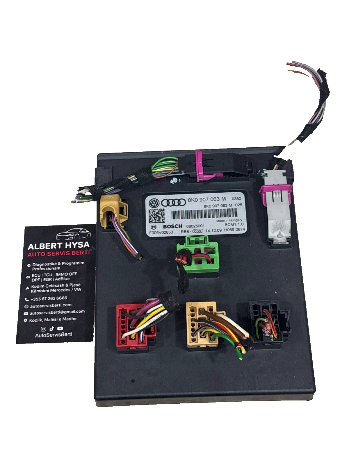 Audi A4 B8 BCM Body Control Module 8K0907063M Bosch OEM