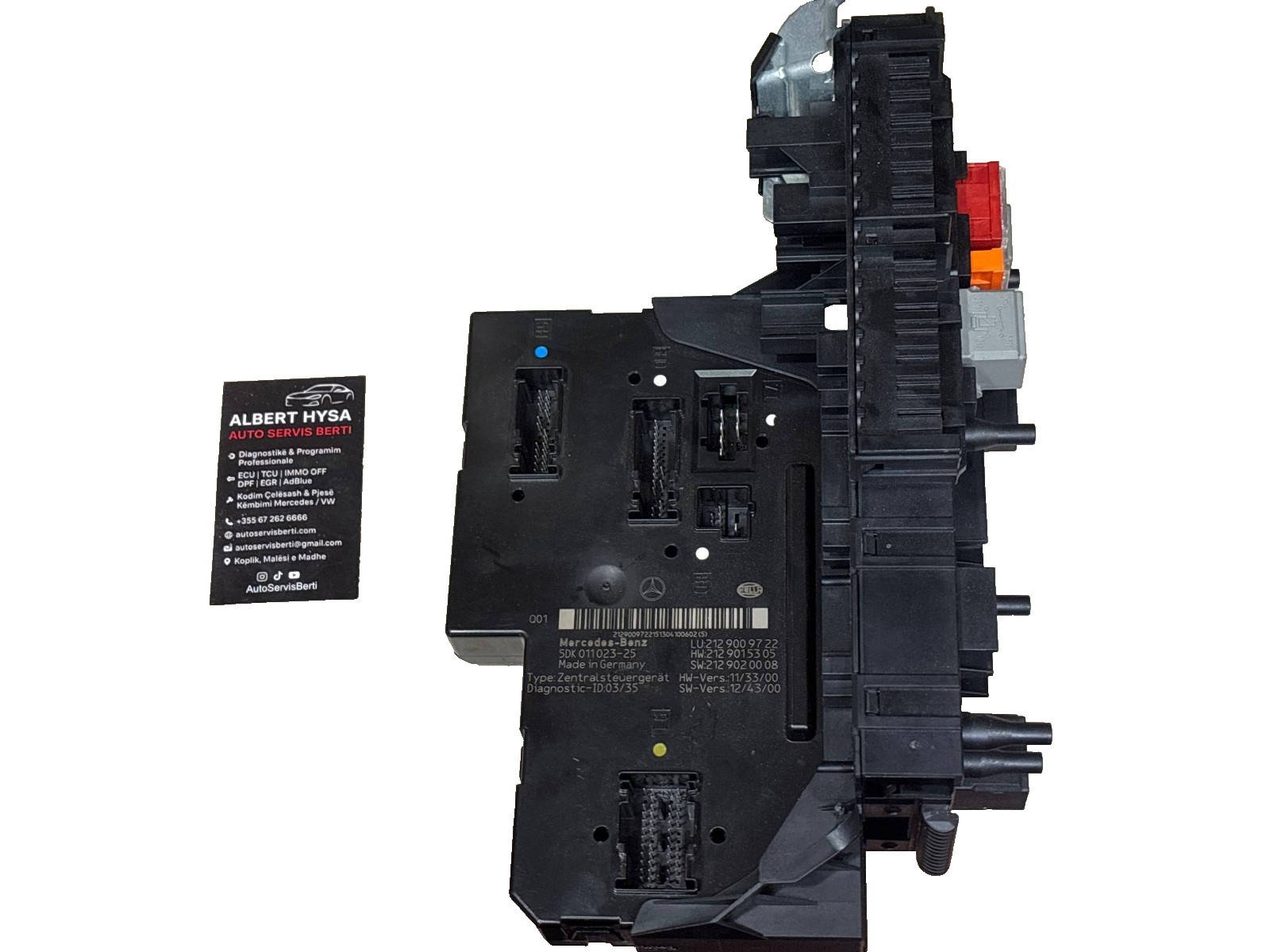 Mercedes-Benz Central Gateway Control Module A2129009722 5DK011023-25 OEM