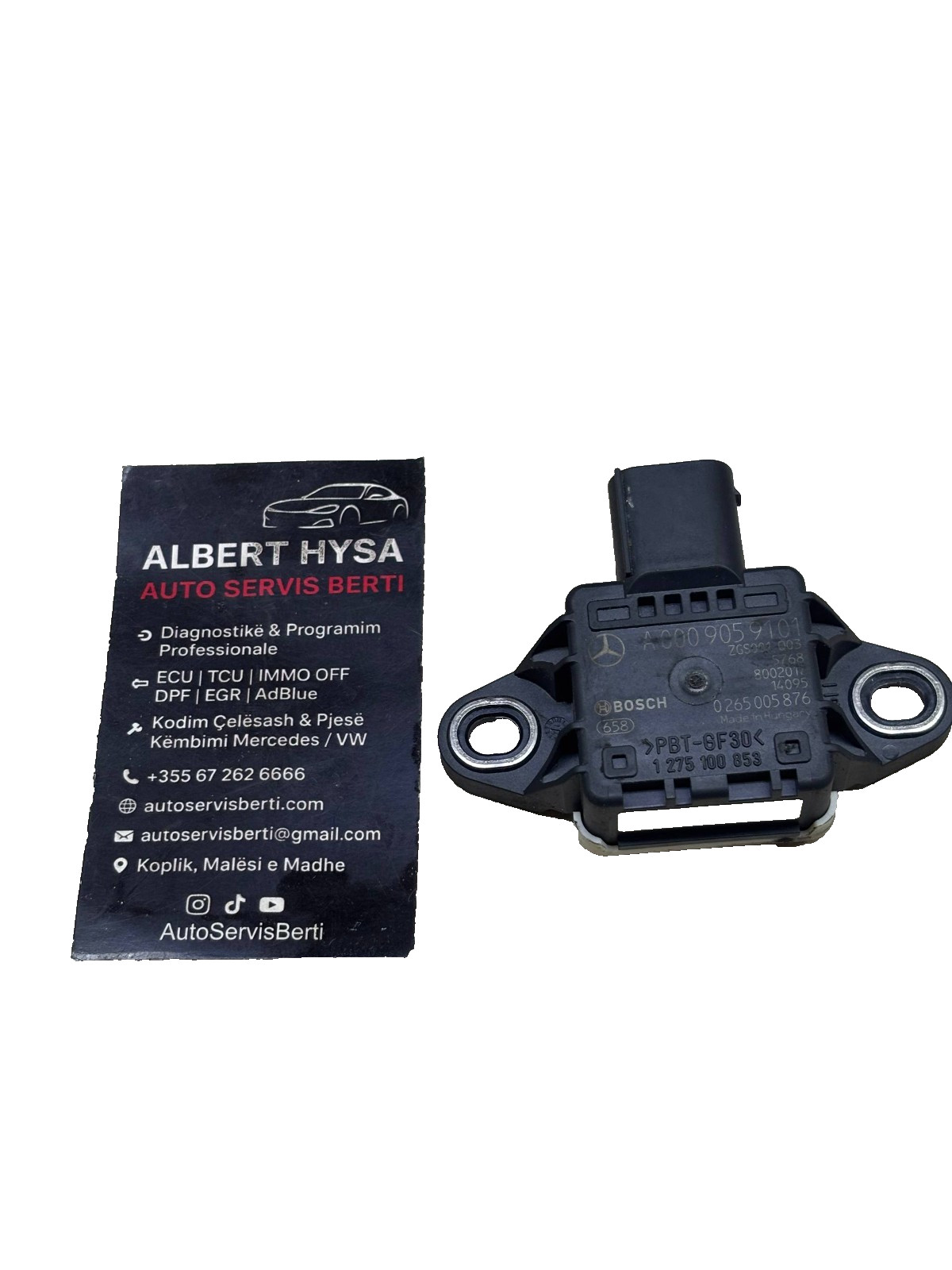 Mercedes-Benz ESP Yaw Rate / Acceleration Sensor A0009059101 Bosch 0265005876
