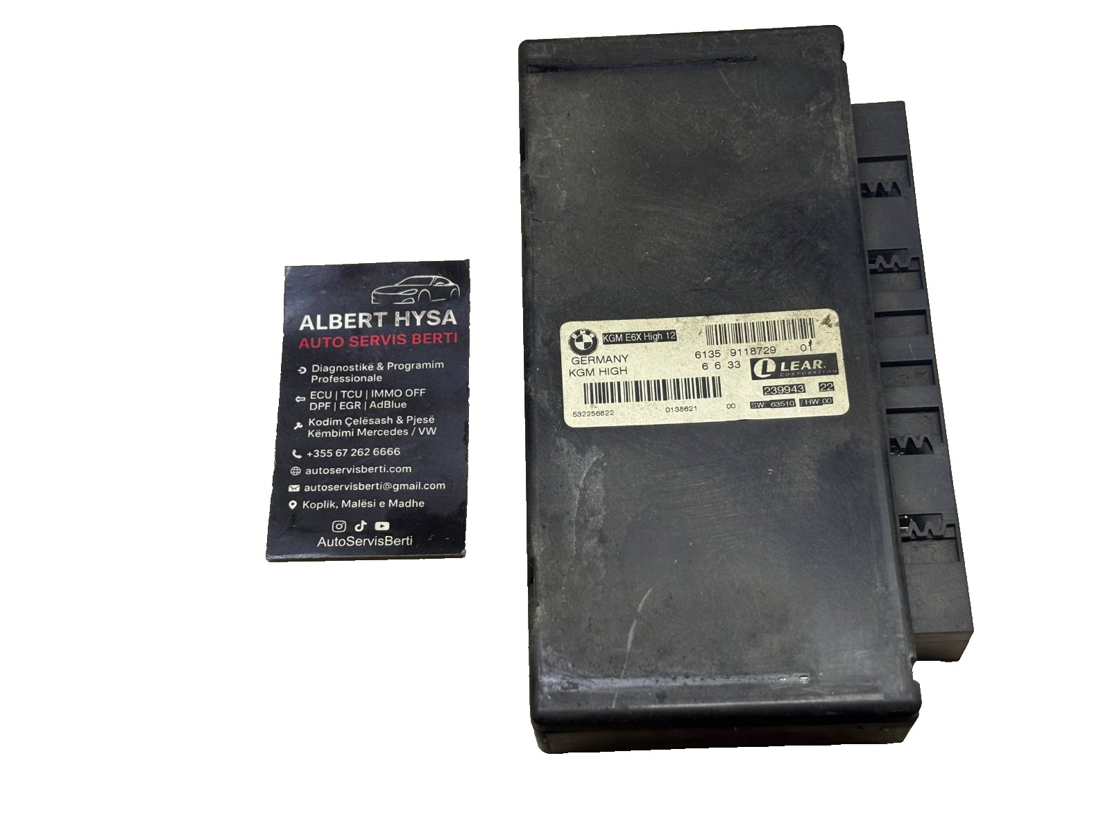 OEM BMW E6X KGM High Control Module Lear 61359118729 61356633633