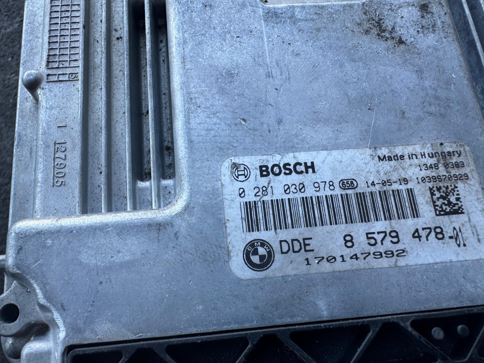 DDE8579478 01 Bosch EDC17C50 0281030978 Diesel Engine Control Unit ECU