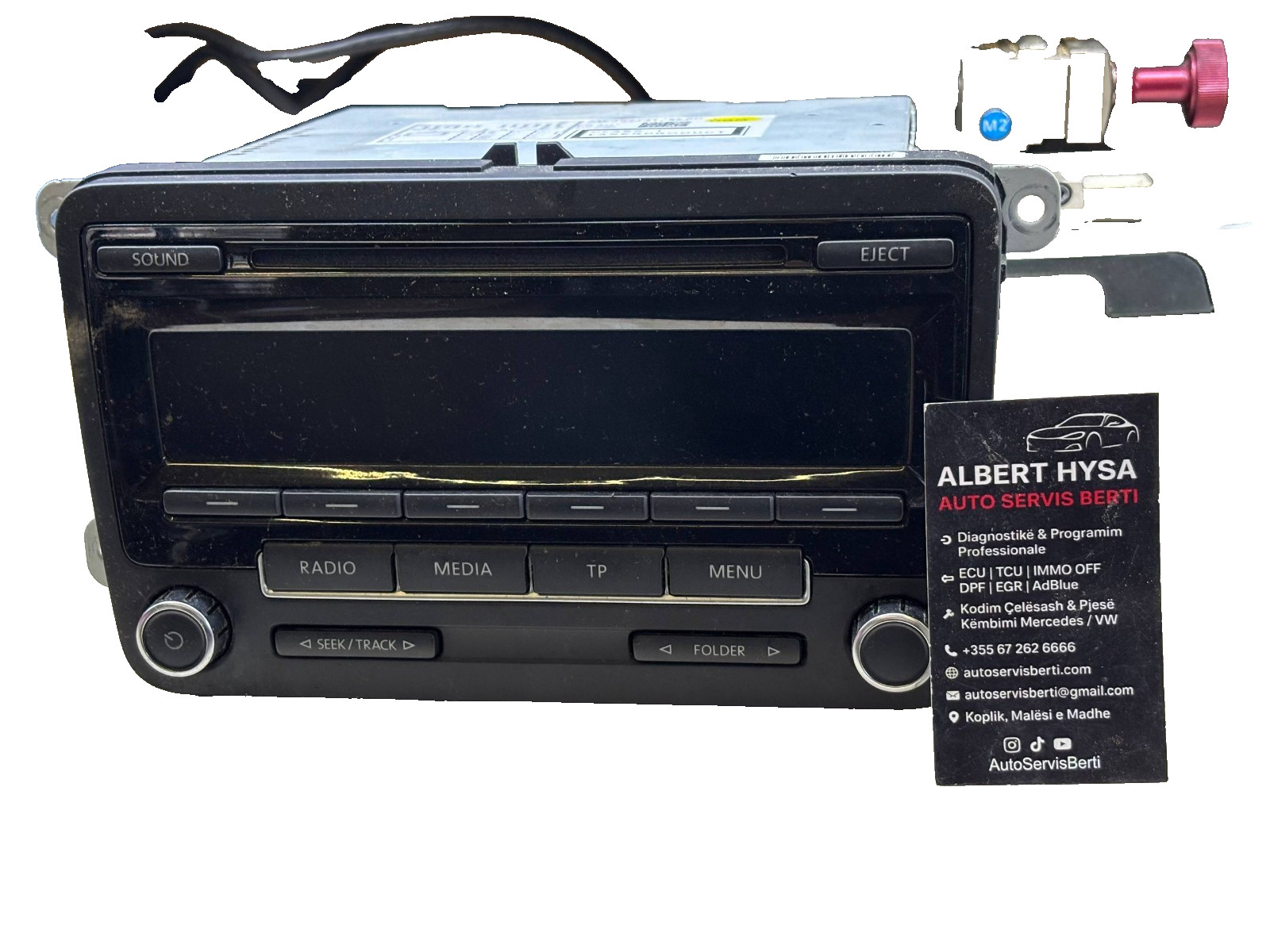 OEM VW Radio CD Player Head Unit 1K0035186AN 1K0 035 186 AN CM-7