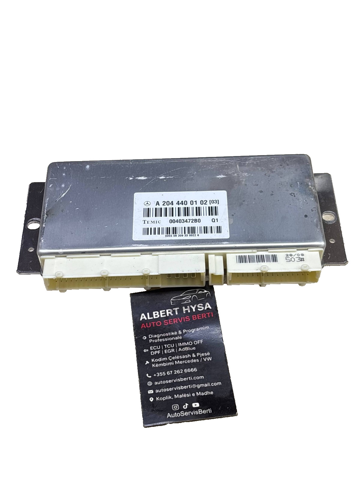 OEM Mercedes Benz Control Module A2044400102 Temic 00403472B0