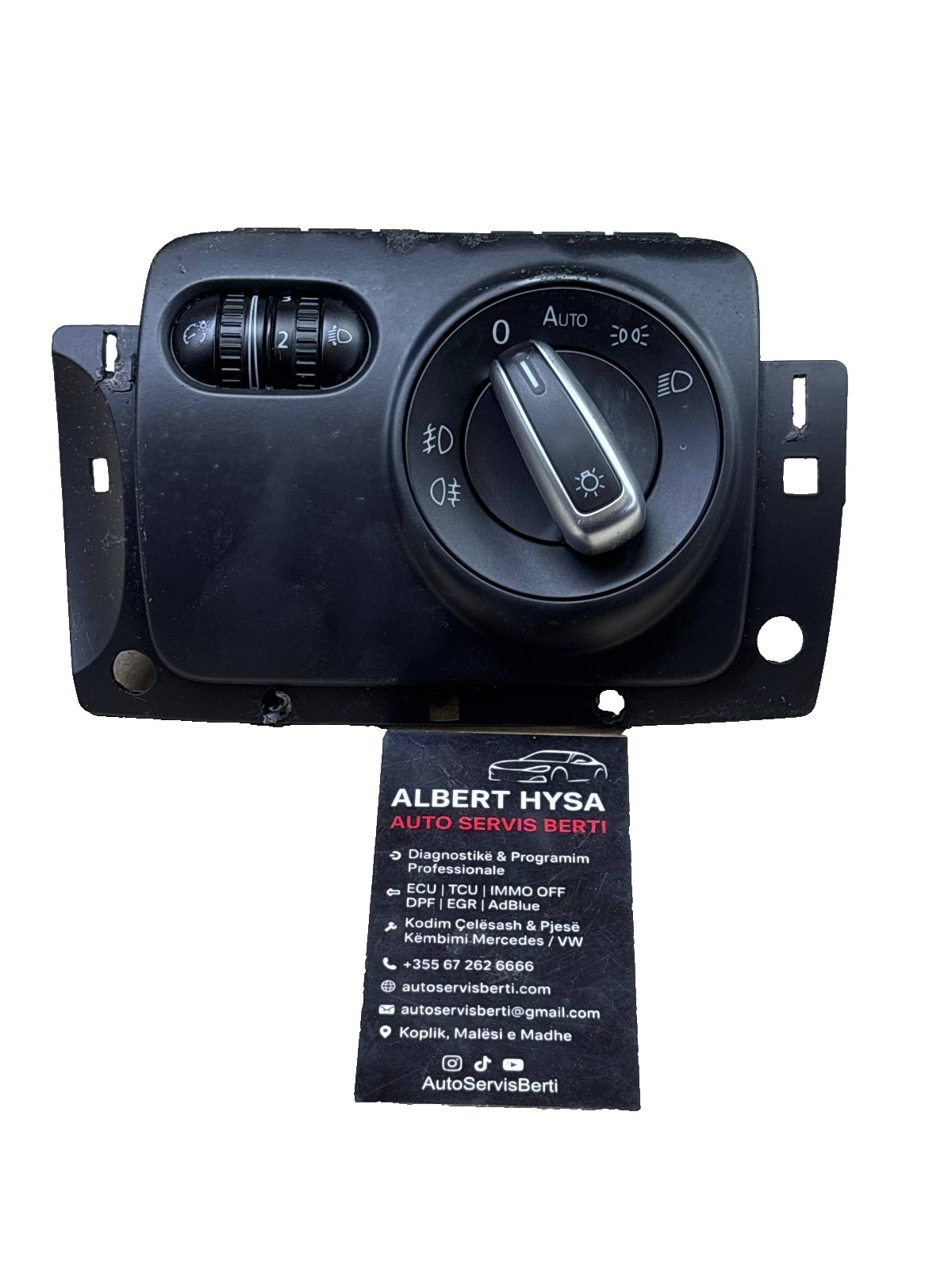 OEM Volkswagen Headlight Switch Auto Fog Light Dimmer Leveling 1K2858341