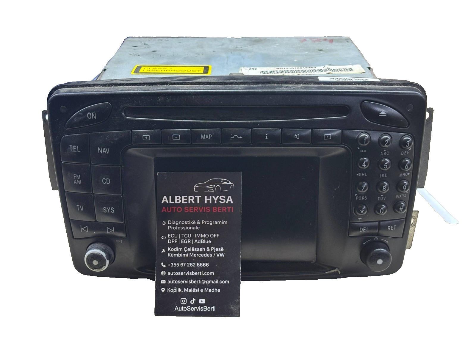 OEM Mercedes Benz COMAND 2.0 E Head Unit A2038209589 Bosch 7612001516