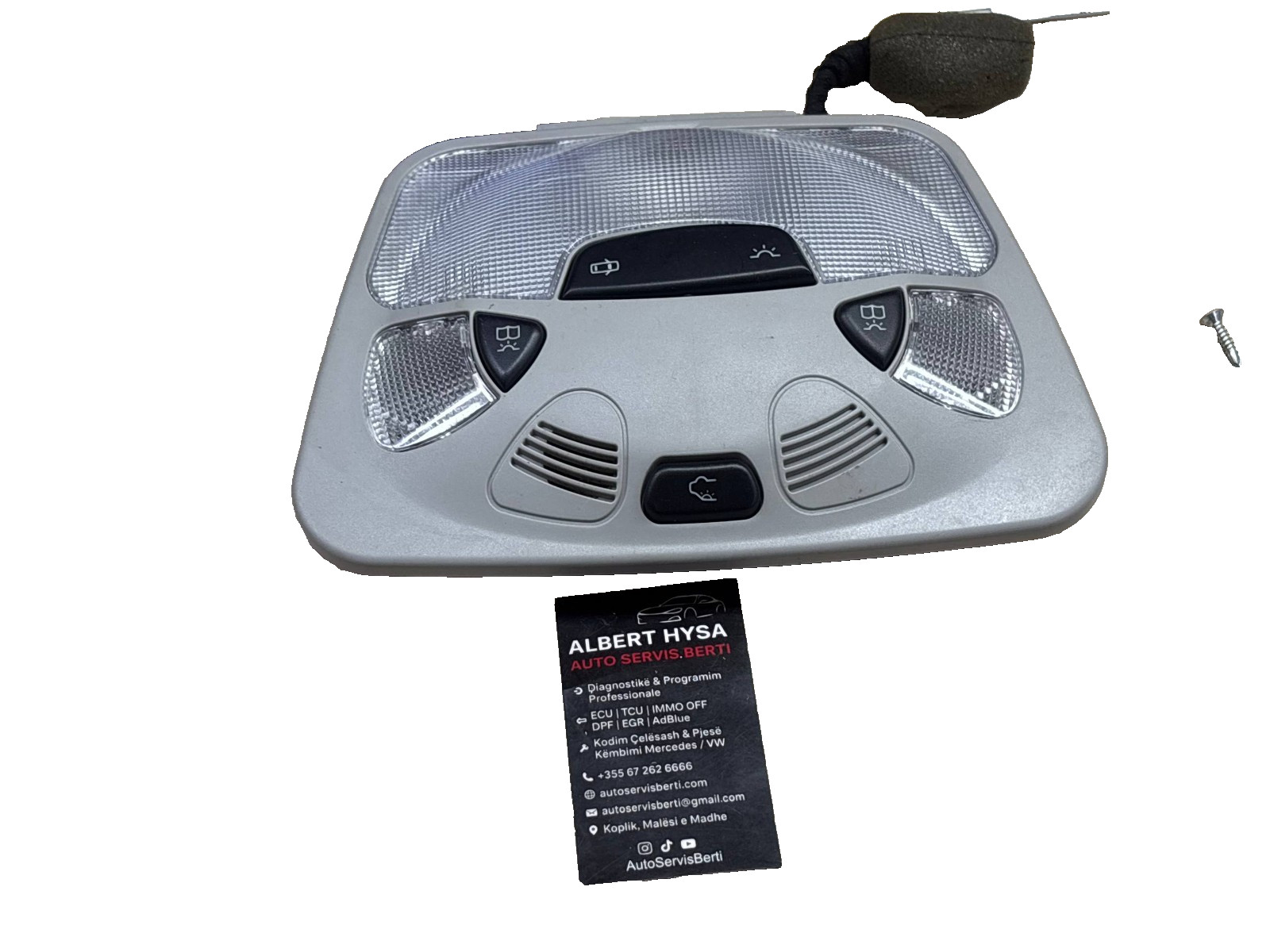 OEM Mercedes Overhead Dome Light Console A2038206701 Hella Interior Lamp
