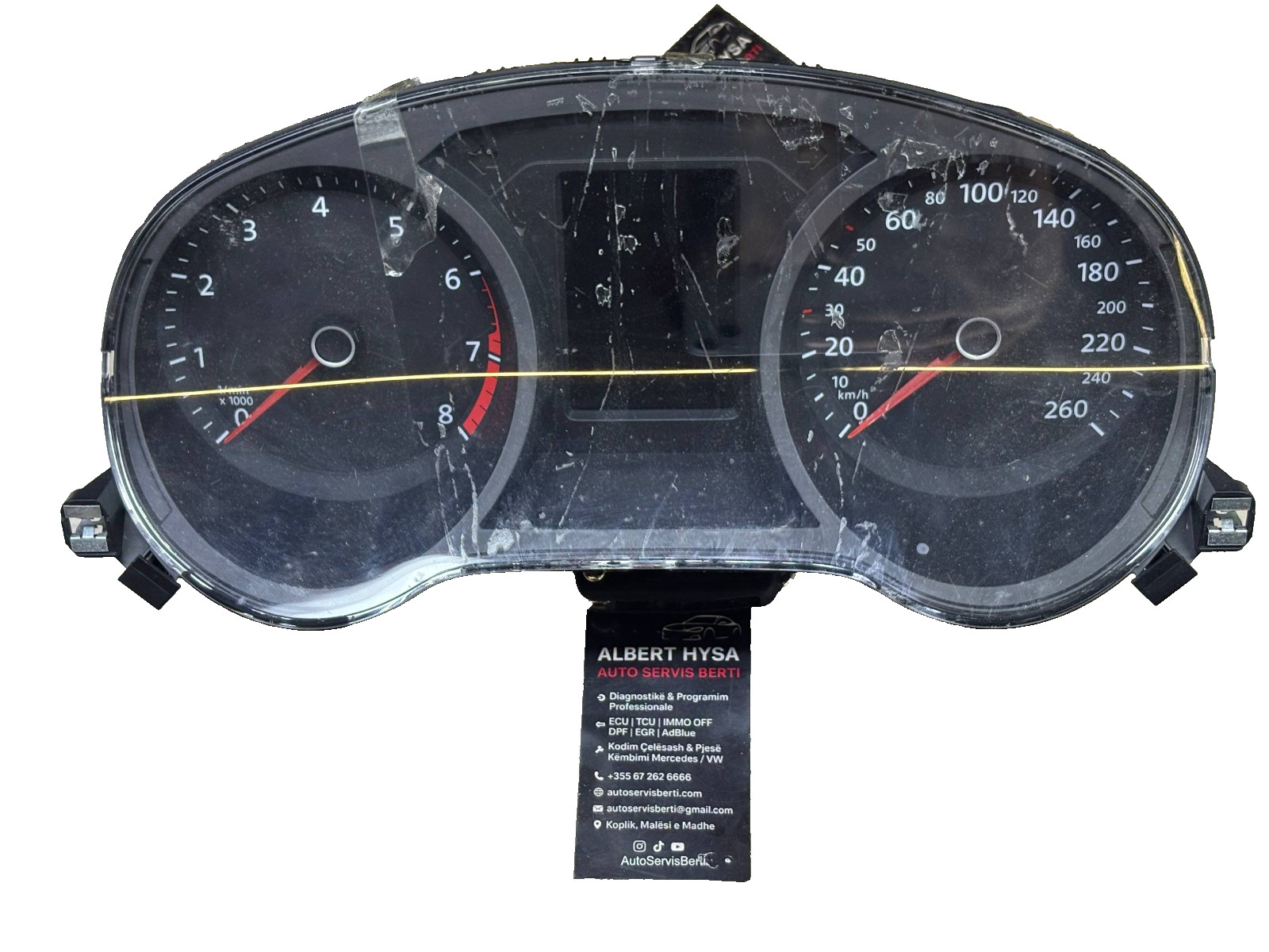 VW Jetta MK6 Instrument Cluster Speedometer Gauge Panel 5C6920855A OEM