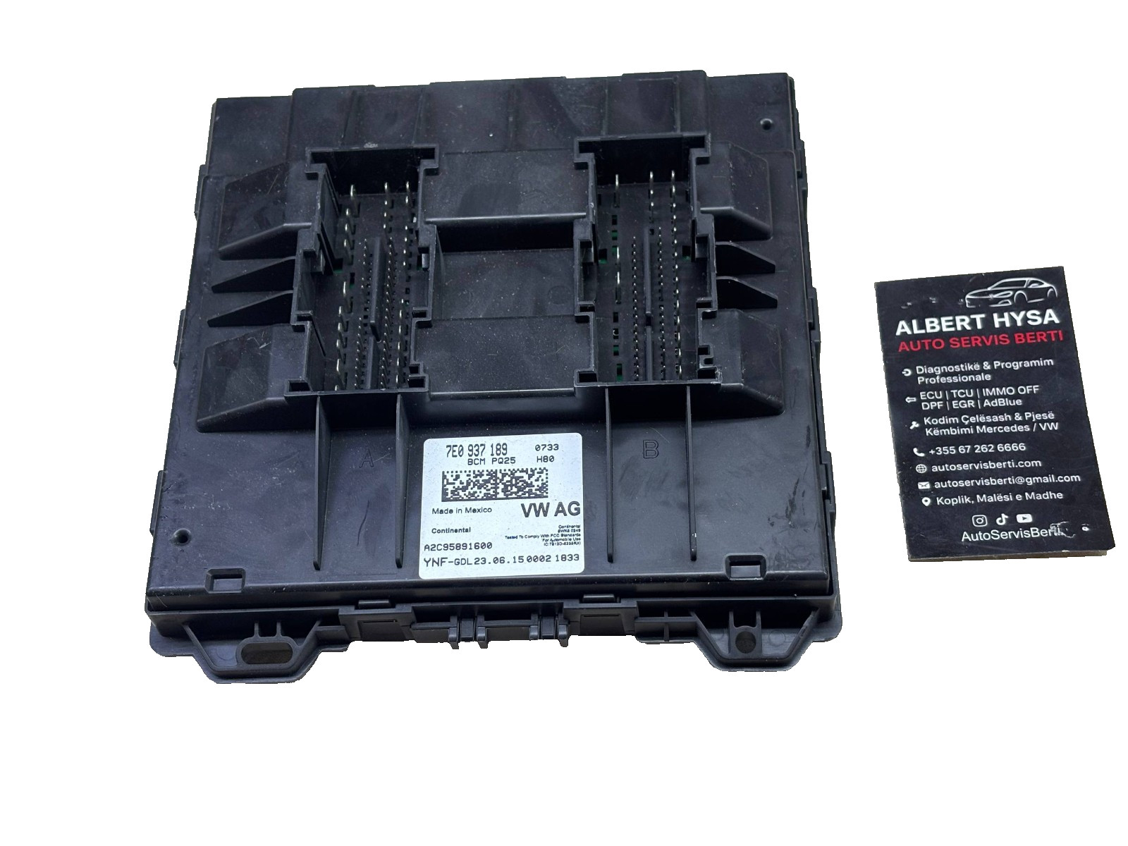 VW BCM PQ25 Body Control Module 7E0937189 OEM Continental WAG