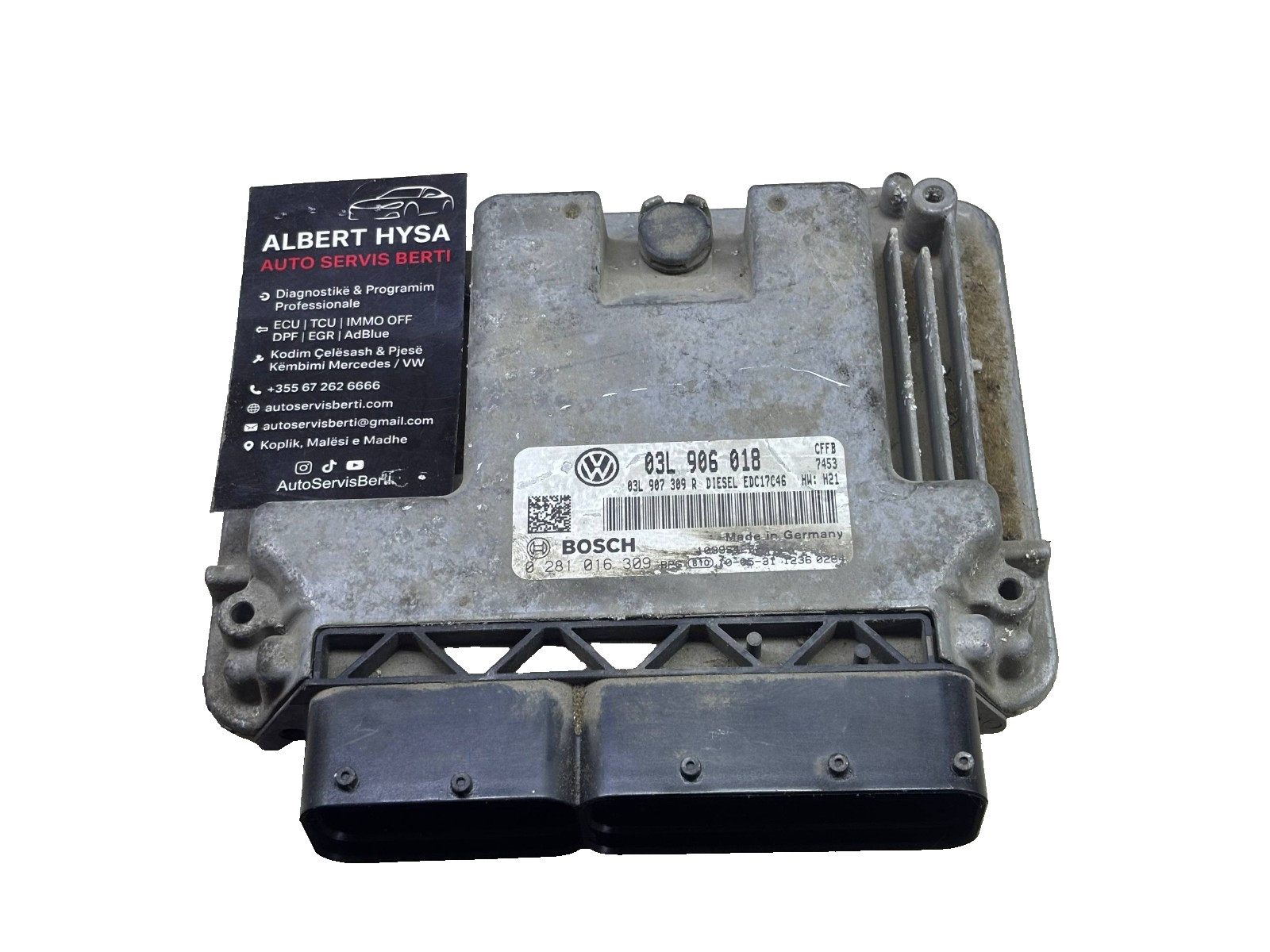 VW Audi Skoda Seat 2.0 TDI Diesel ECU Engine Control Module 03L906018 0281016309