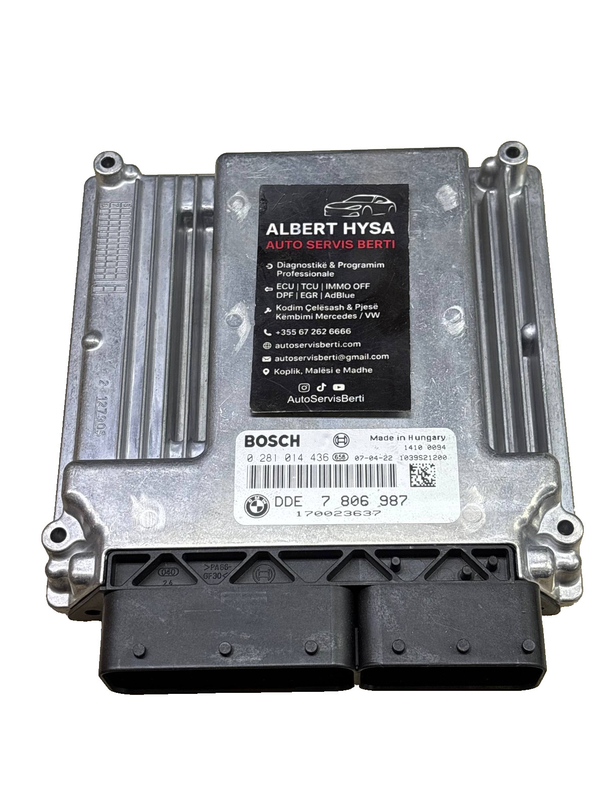 BMW Bosch DDE ECU 7 806 987 0281014436 Diesel Engine Control Module Tested
