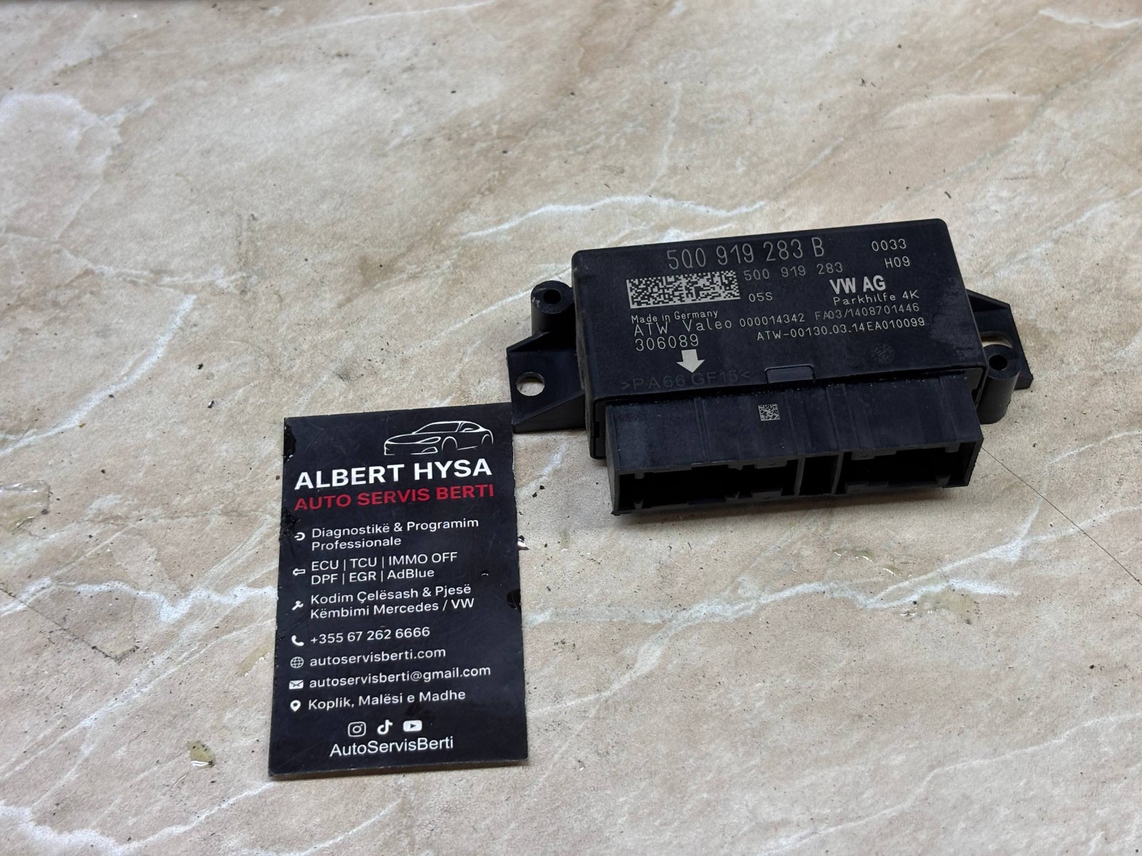 VW Parking Control Module 5Q0919283B Parkhilfe 4K Valeo PDC Unit Tested