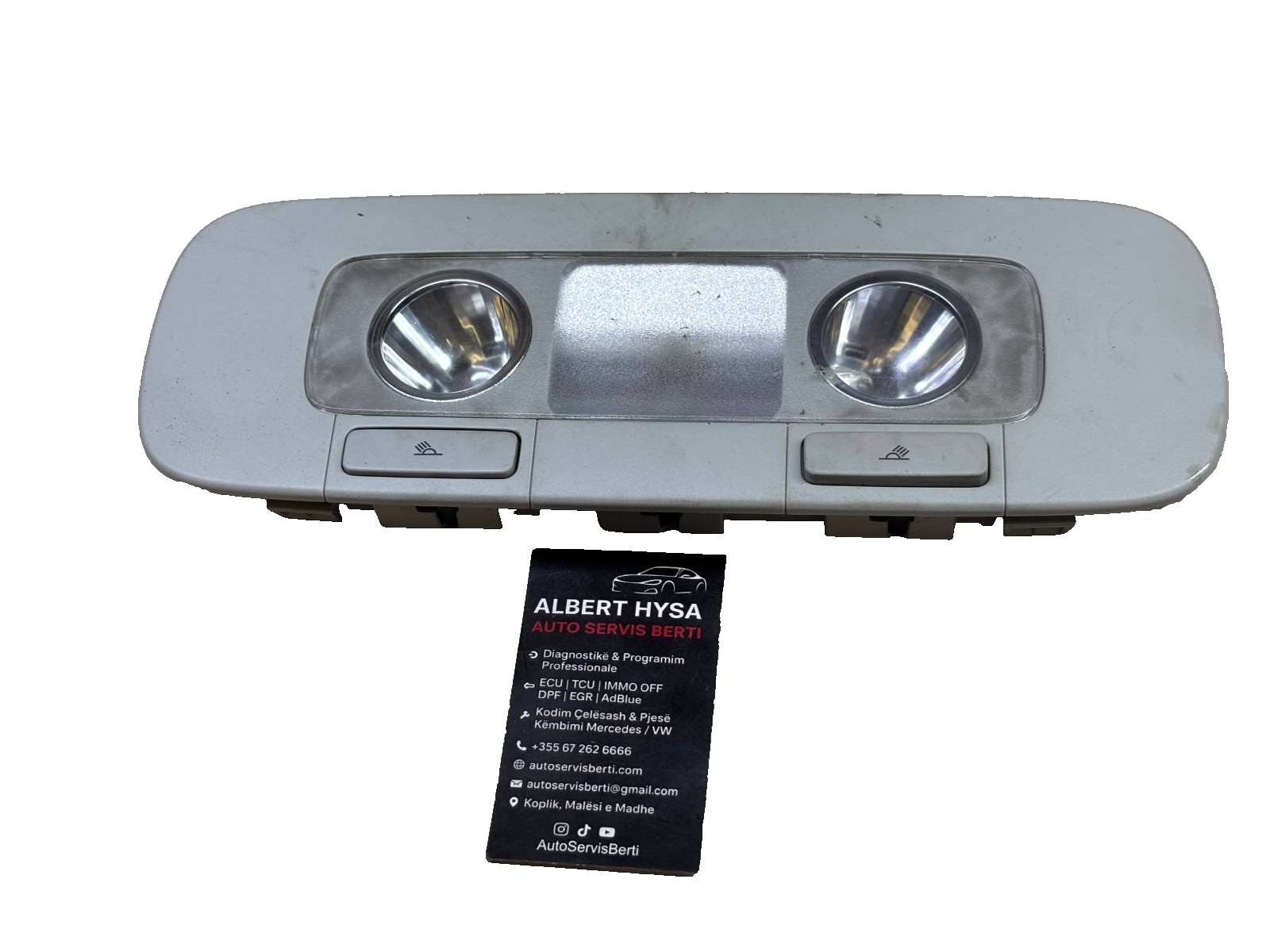 Skoda Octavia Interior Dome Light 3T0947291A Reading Lamp Roof Light Used