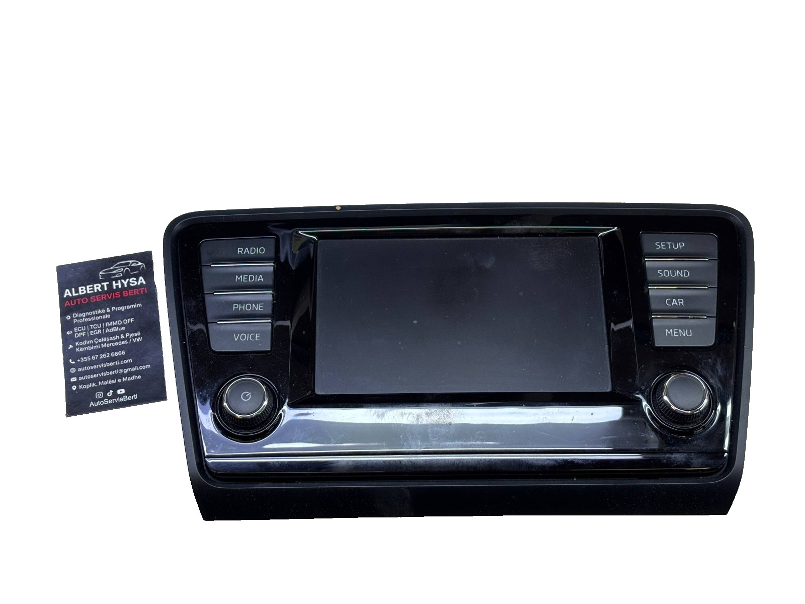 Skoda Octavia Infotainment Display 5E0919605H Radio Media Screen Unit Tested