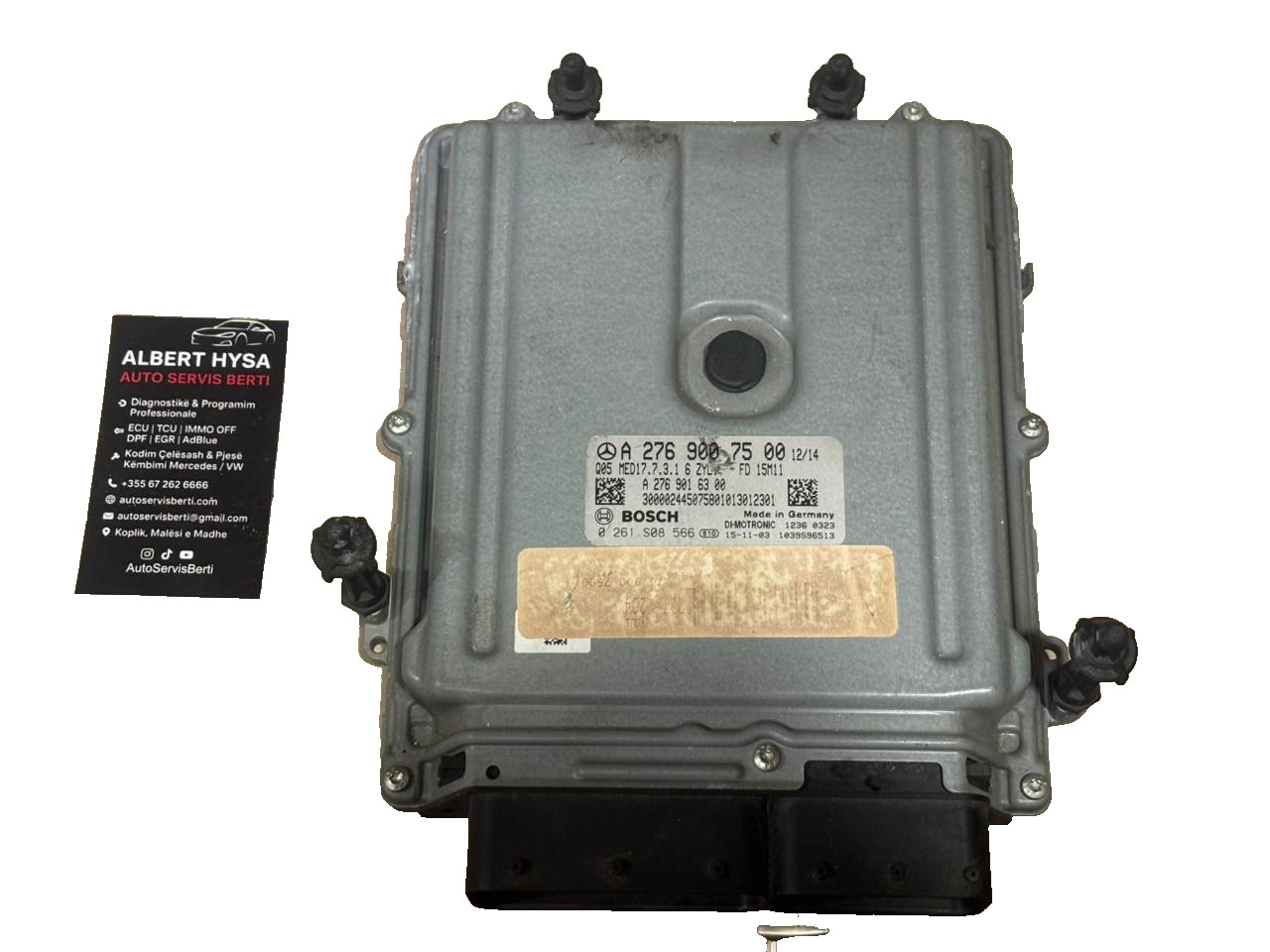 Mercedes Bosch Engine ECU A2769007500 MED17.7.3.1 0261S08566 A2769016300