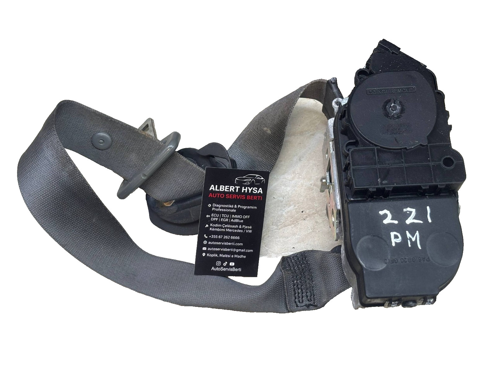 Mercedes-Benz W221 Seat Belt Retractor 33043798